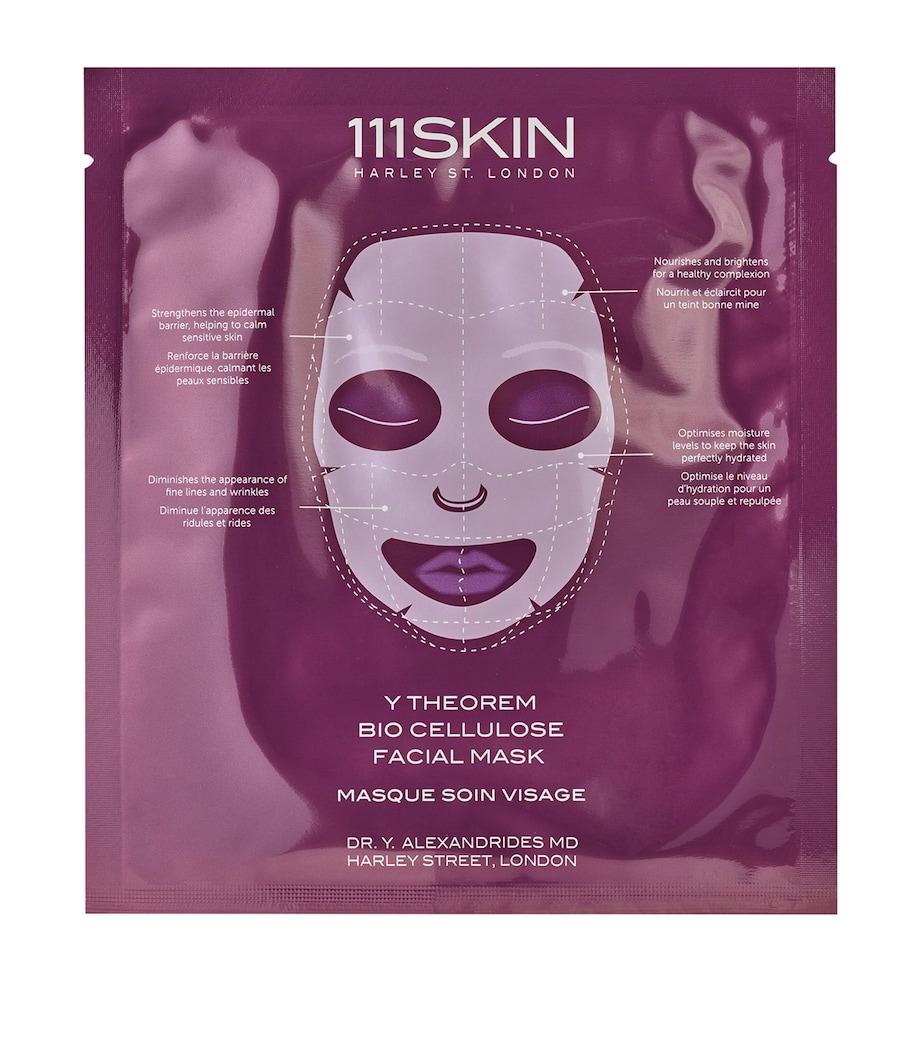 Y Theorem Bio Cellulose Facial Mask (5 x 23ml) NO COLOUR Image 3