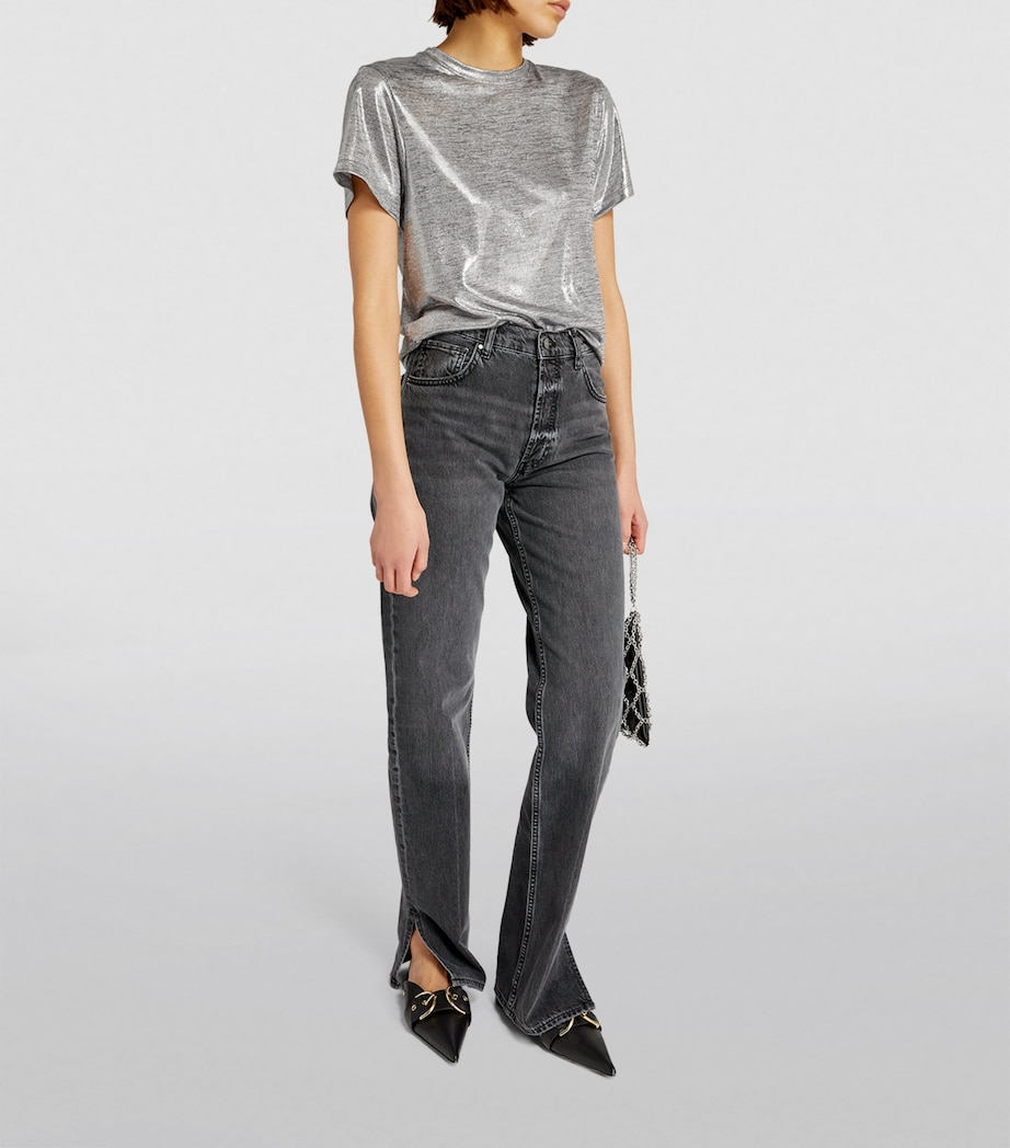 Metallic Silver T-Shirt SILVER Image 2