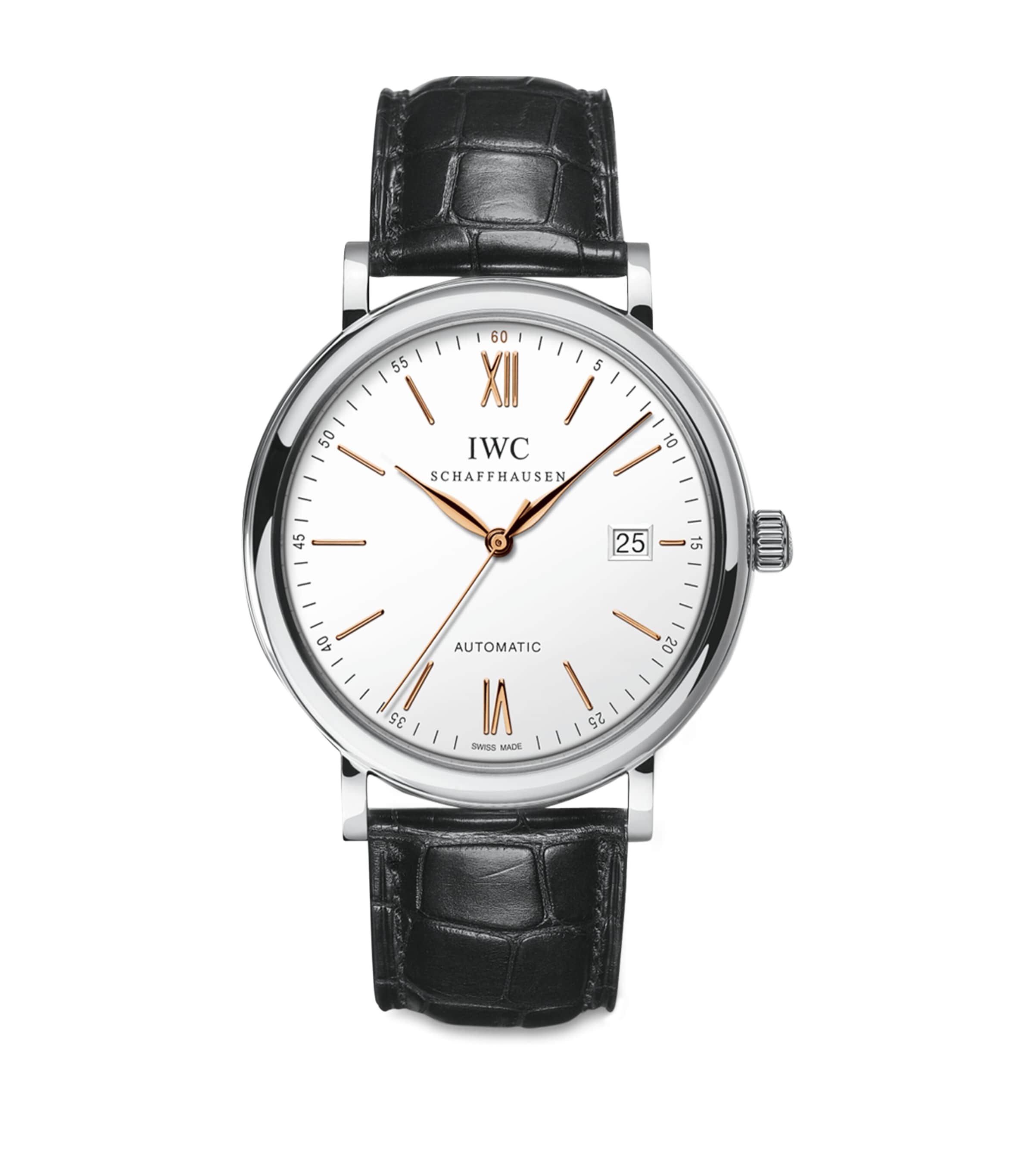 IWC Schaffhausen Stainless Steel Portofino Automatic Watch 40mm | Wedding | Fine Watches | Mens Fine Watches