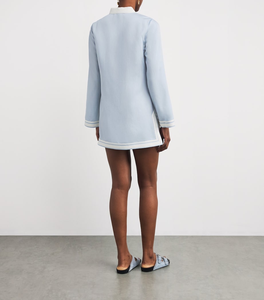 Tassel-Detail Tunic Dress LIGHT BLUE SKY 428 Image 3