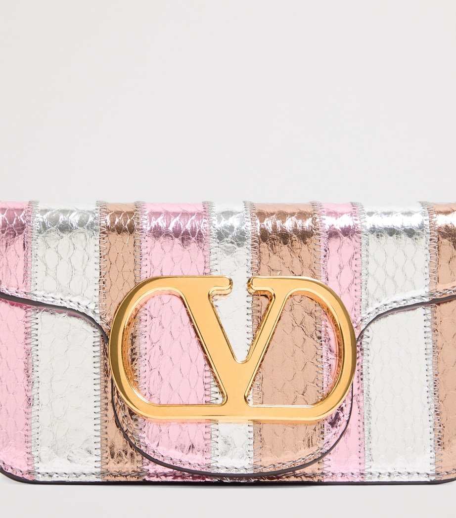 Metallic Leather Loco Shoulder Bag C8N Image 7