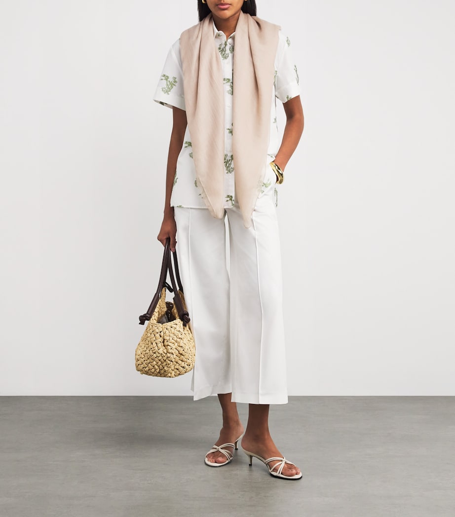 Eleventy Cashmere Scarf Sabbia Image 2