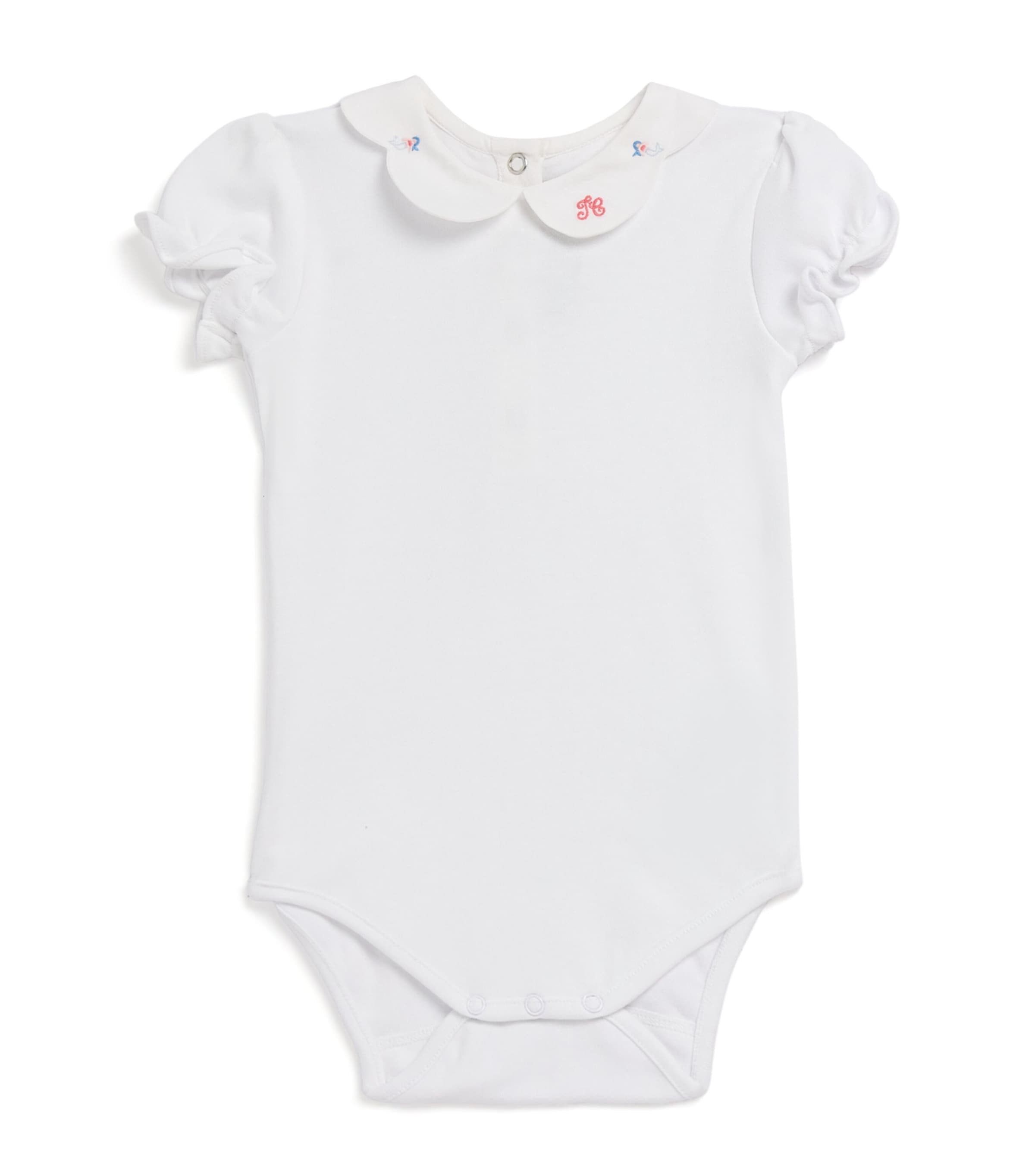 Embroidered All-In-One (3-18 Months) CORAIL Image 1