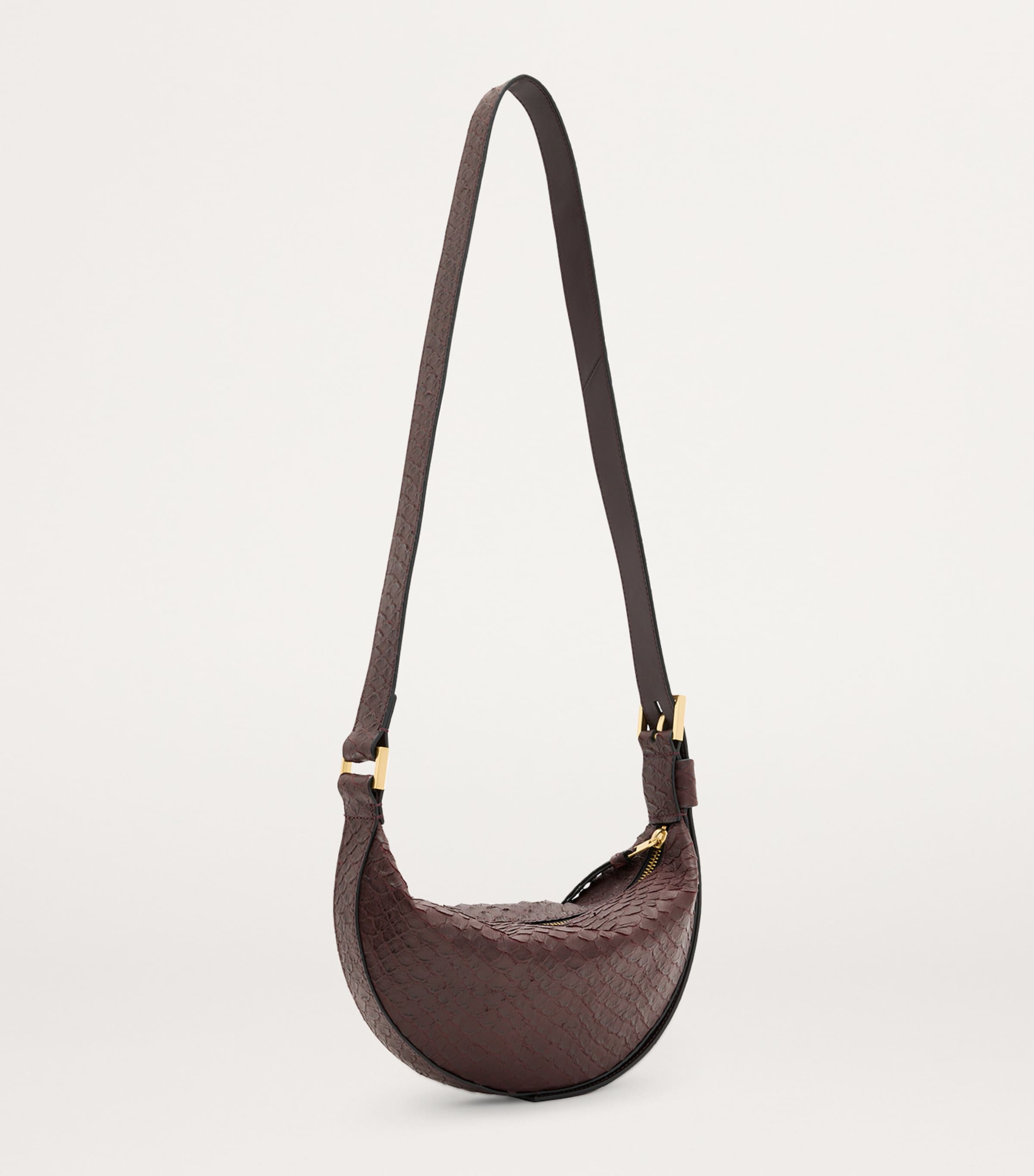 バッグ ALLSAINTS HALF MOON LEATHERCROSSBODY BAG AllSaints Halfmoon Leather Crossbody Bag | Saks Fifth Avenue