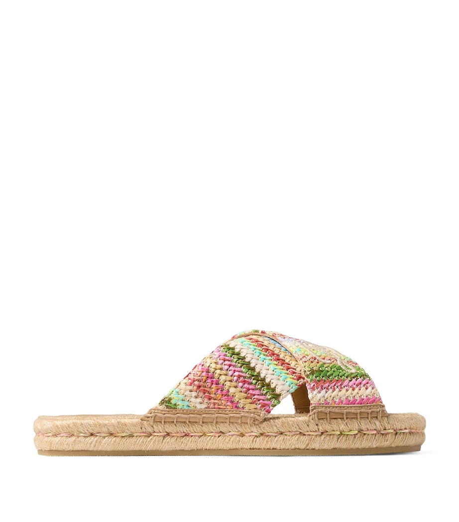 Raffia Aciel Sandals MULTI/DARK CAPPUCCIN Image 1
