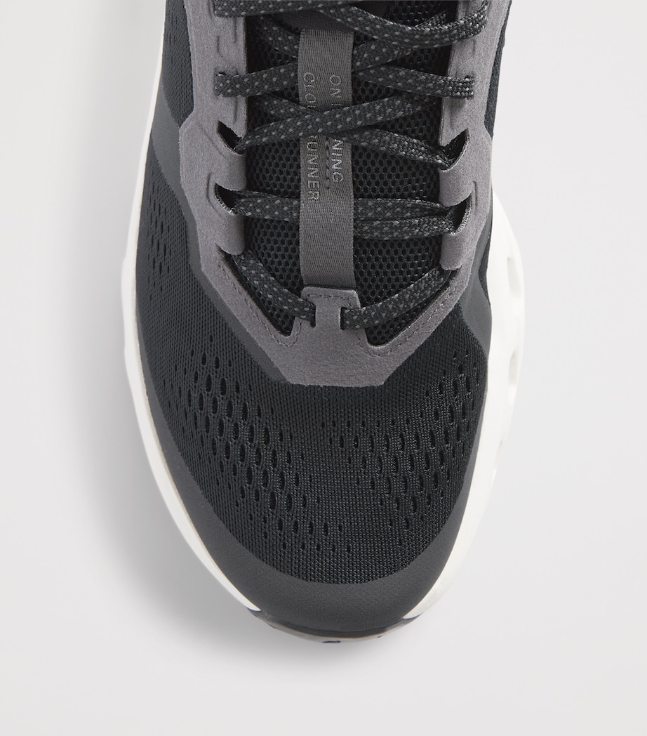 On Mens Cloudrunner 3 Trainers Black | Ivory Image 6