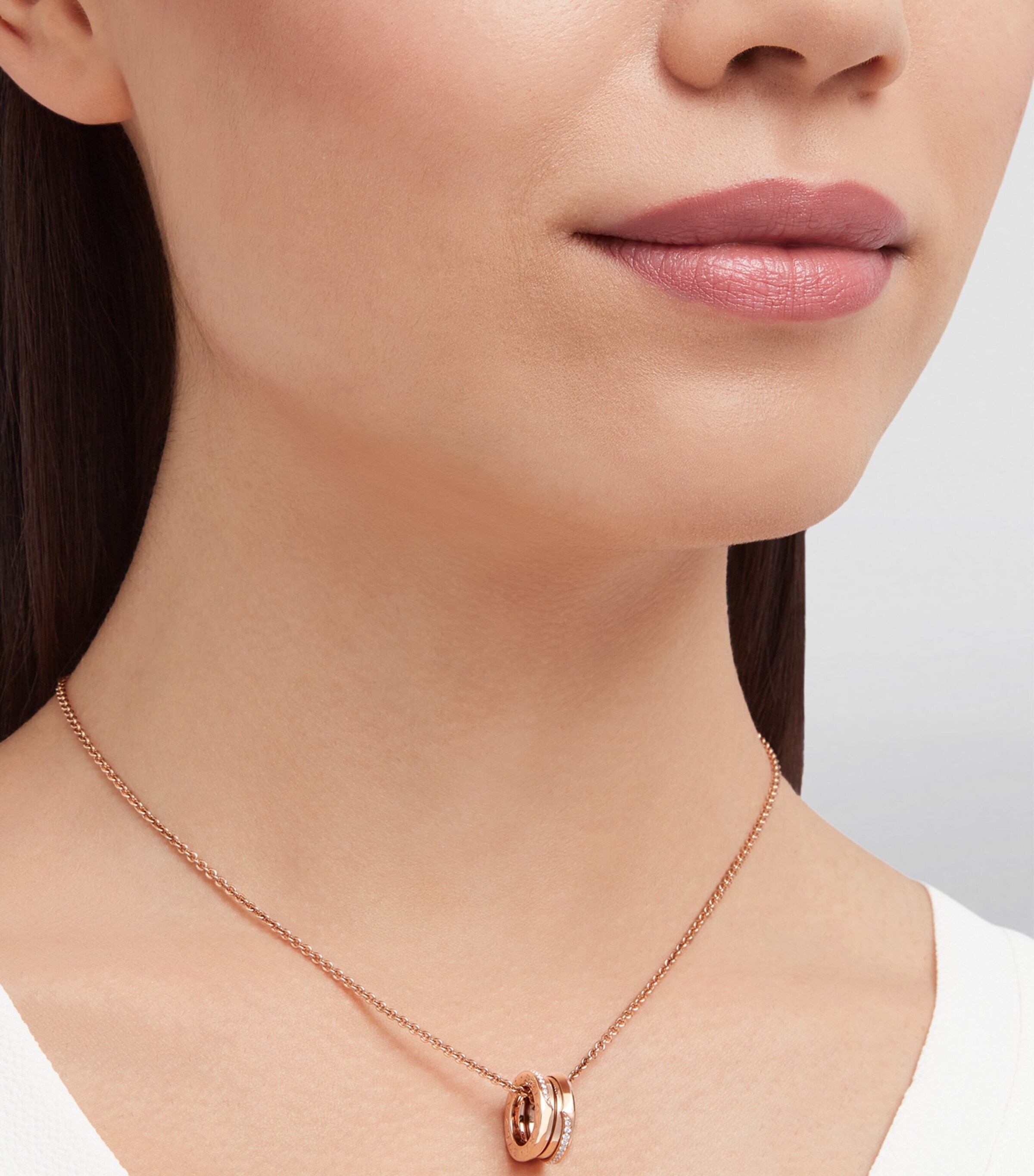 Bvlgari Rose Gold B.zero1 Necklace Pink Gold Image 5
