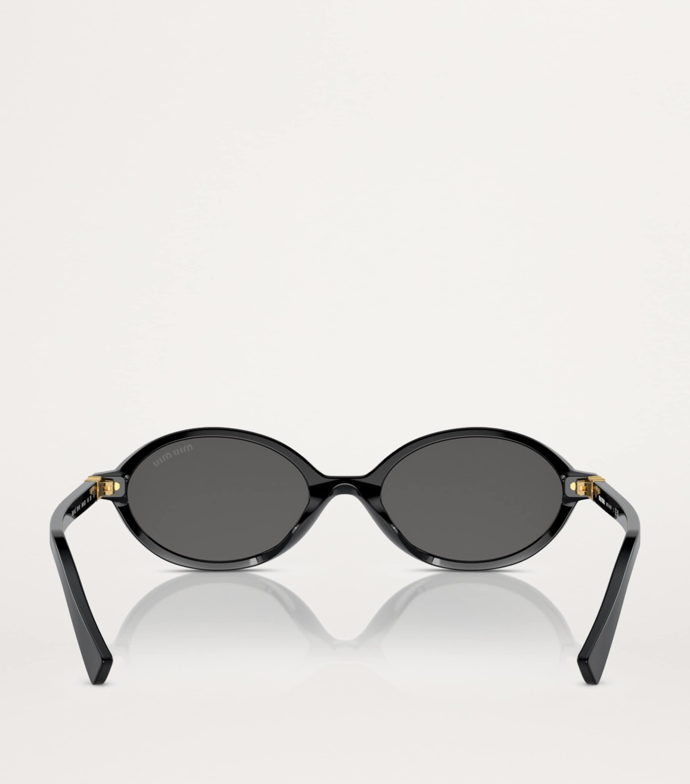 Acetate Oval Sunglasses 1AB5S0 Image 4