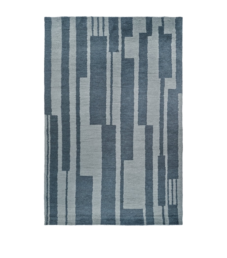 The Rug Company x Paul Smith Raster Aegean Rug (3.05m x 2.44m) Blue Image 1