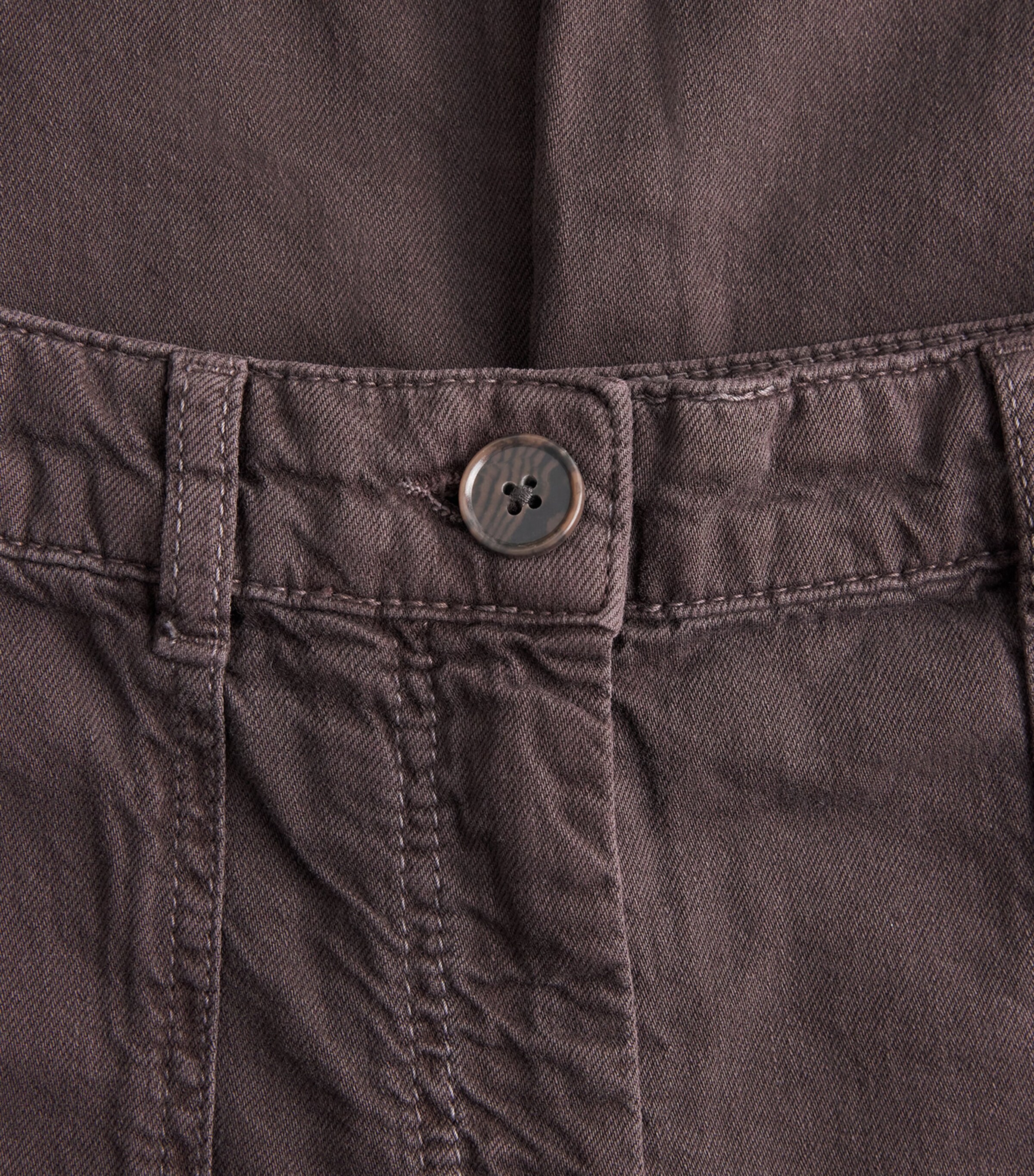ME+EM Womens Cotton Trainer Grazer Trousers Cocoa Brown Image 6