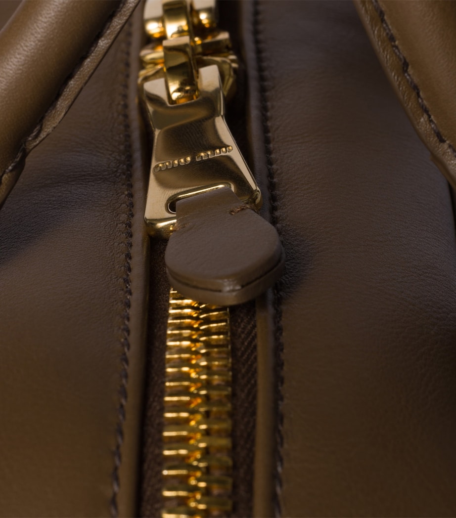 Leather Arcadie Top-Handle Bag F0244 Image 5