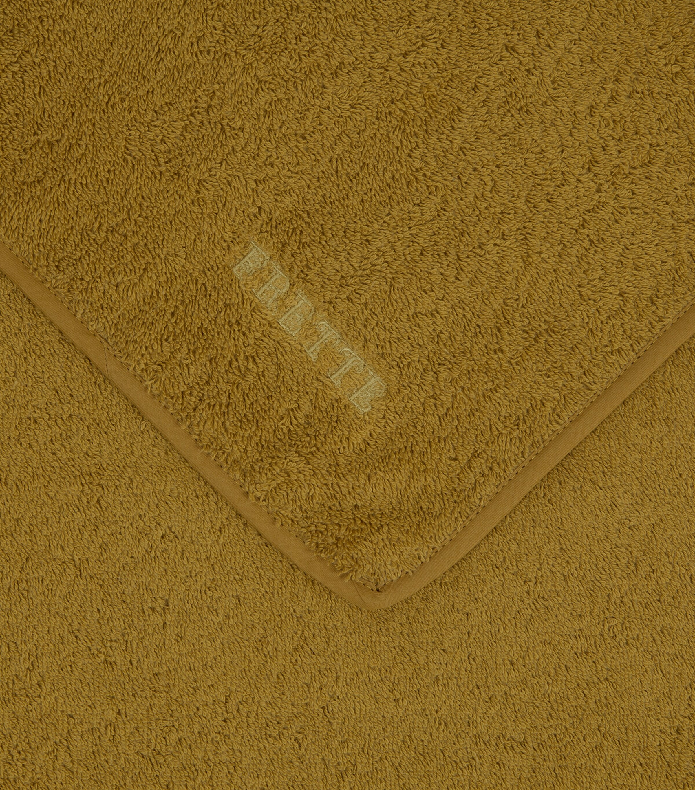 Frette Cotton Unito Bath Sheet (100cm x 150cm) Amber Glow Image 5