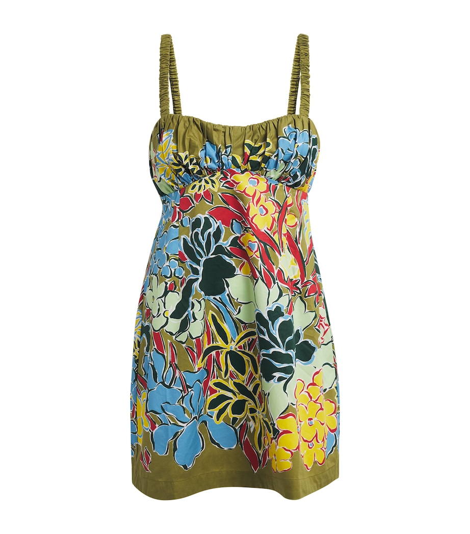 ALEMAIS Womens Cotton Floral Solstice Mini Dress Image 1