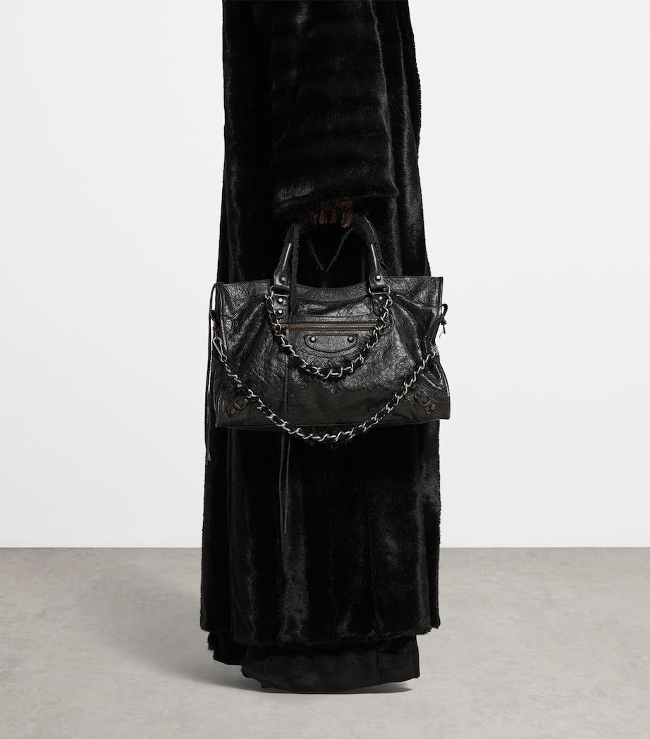 Balenciaga Medium Leather Le City Top-Handle Bag Image 7