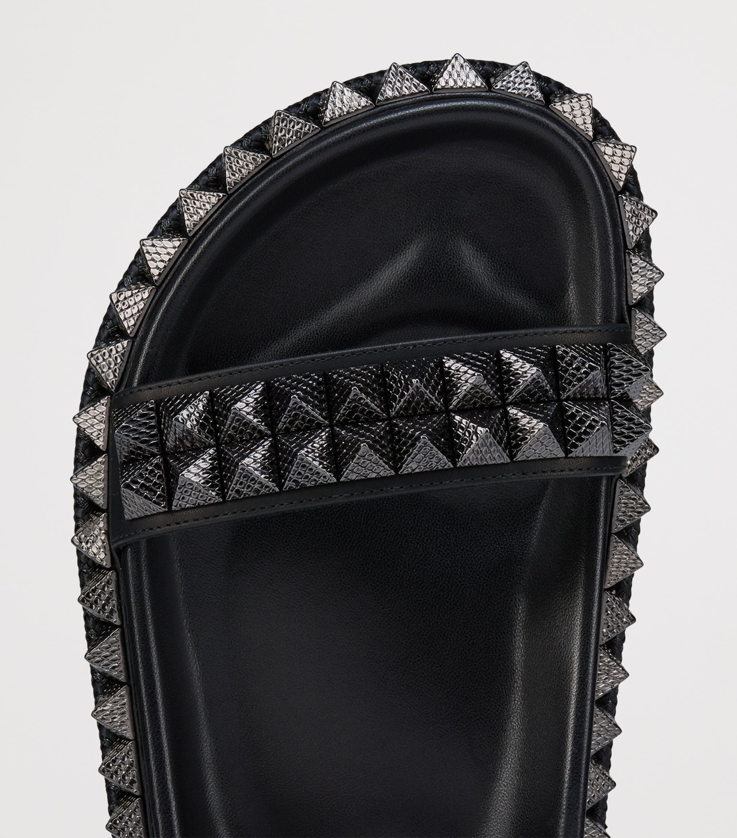 Christian Louboutin Pyrabizz Calf Leather Sandals | Harrods US