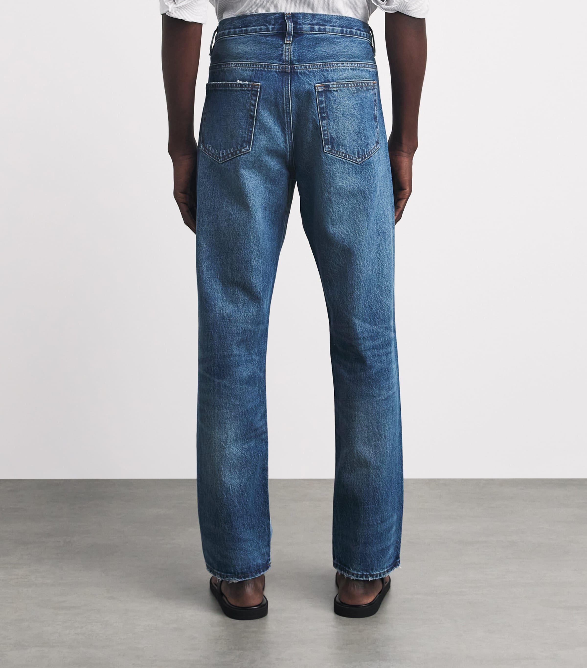 FRAME Mens The Straight Jeans Outp Image 5