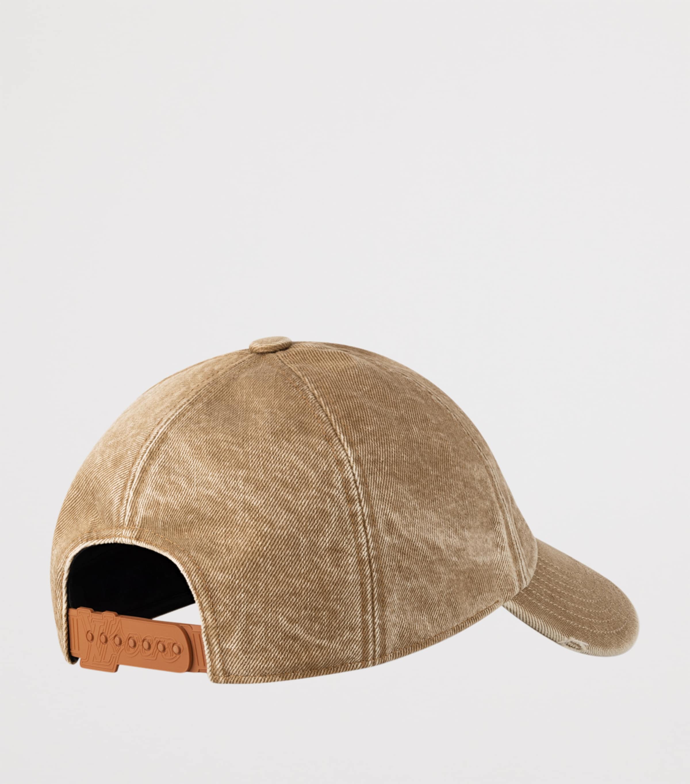 Distressed Denim Cap BEIGE Image 4