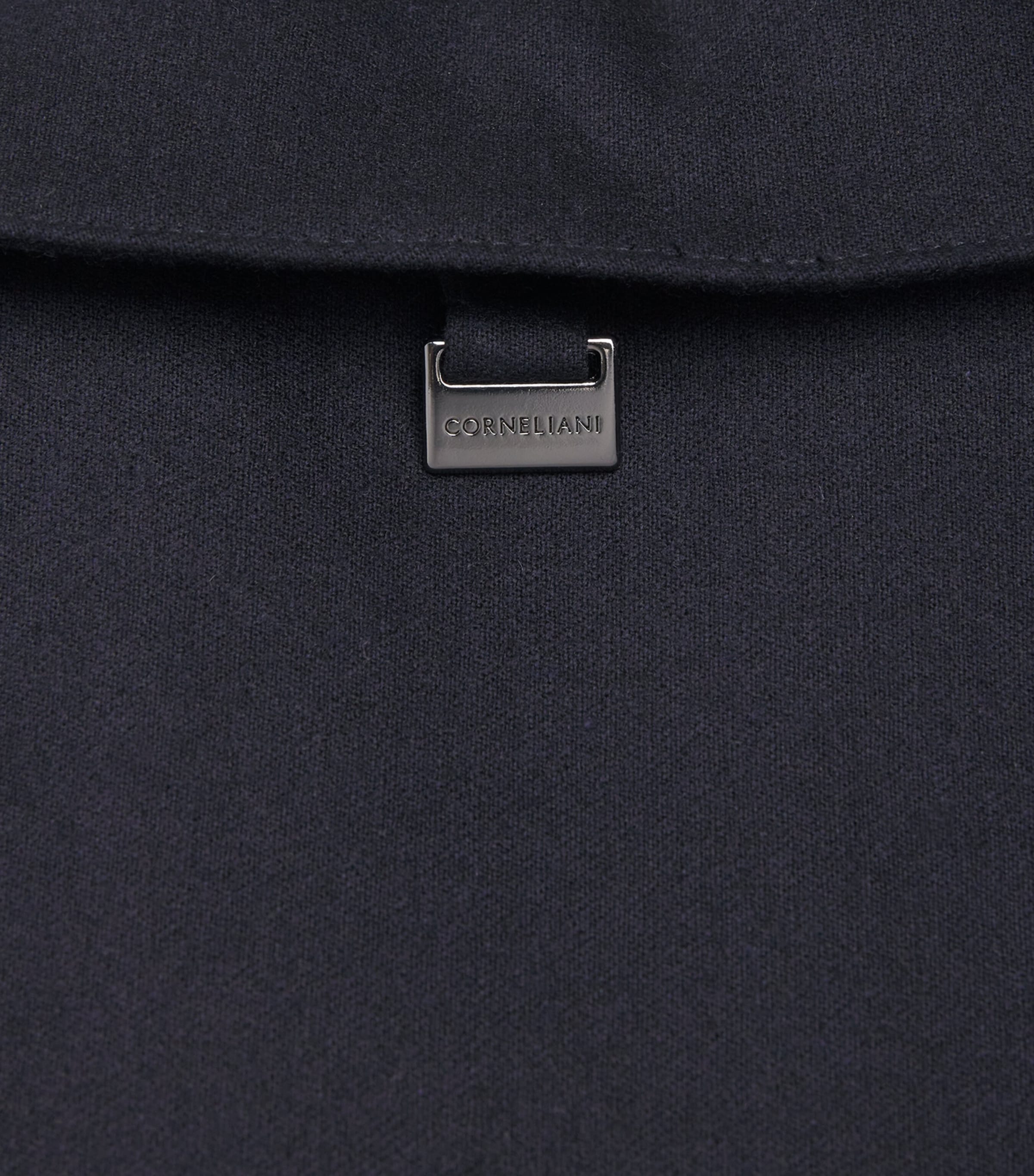 Wool-Cashmere Hybrid Jacket 001 NAVY BLUE Image 5
