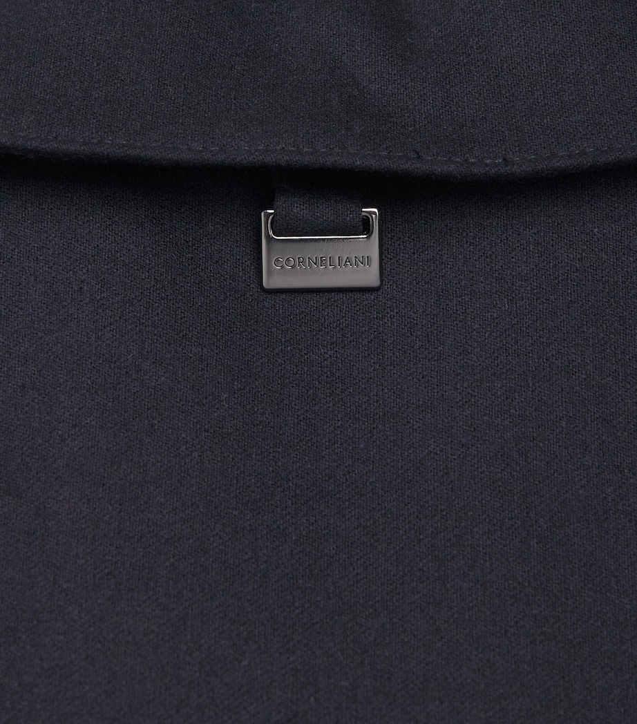 Wool-Cashmere Hybrid Jacket 001 NAVY BLUE Image 5