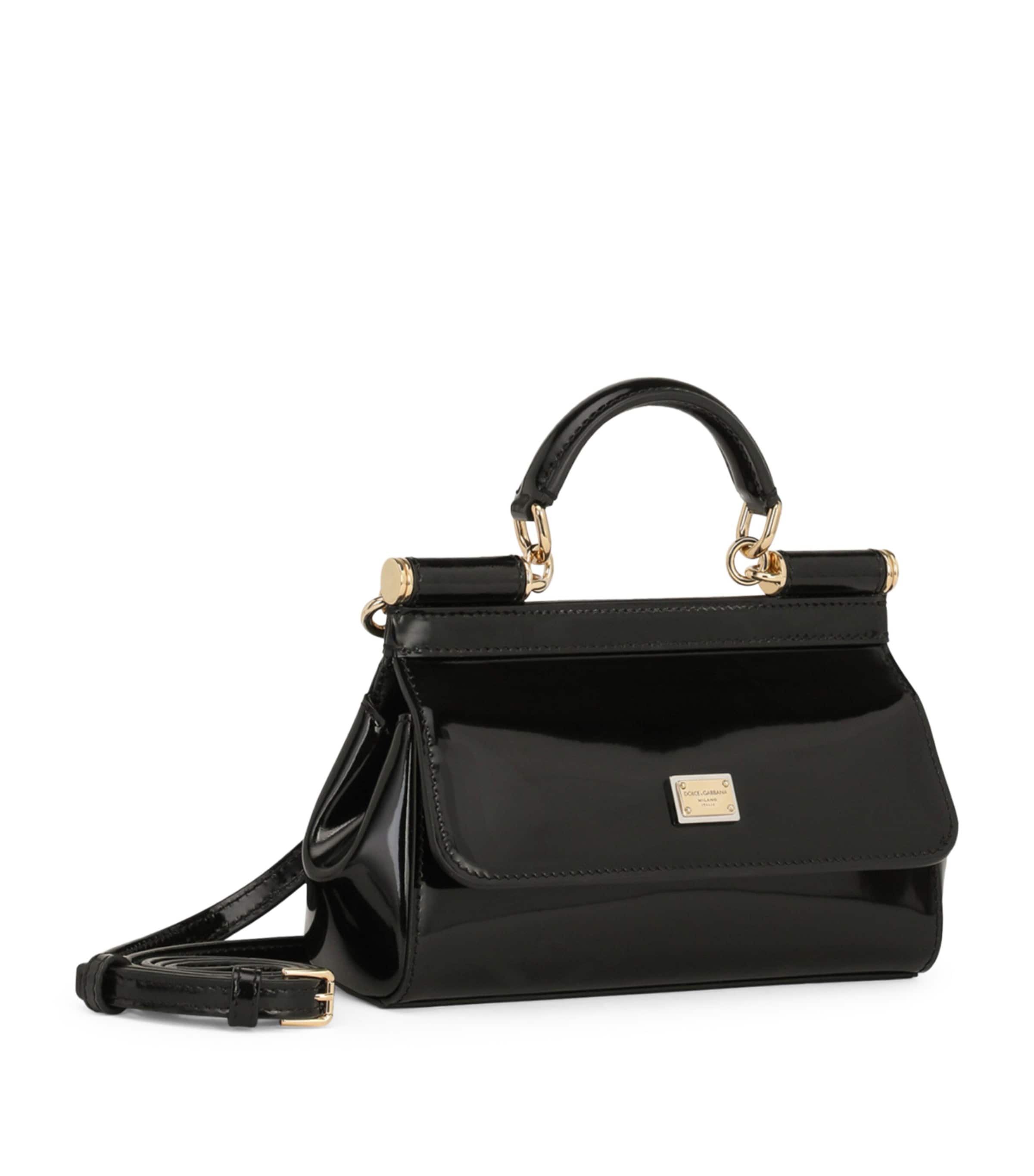 Small Sicily Top-Handle Bag 80999-BLACK Image 3