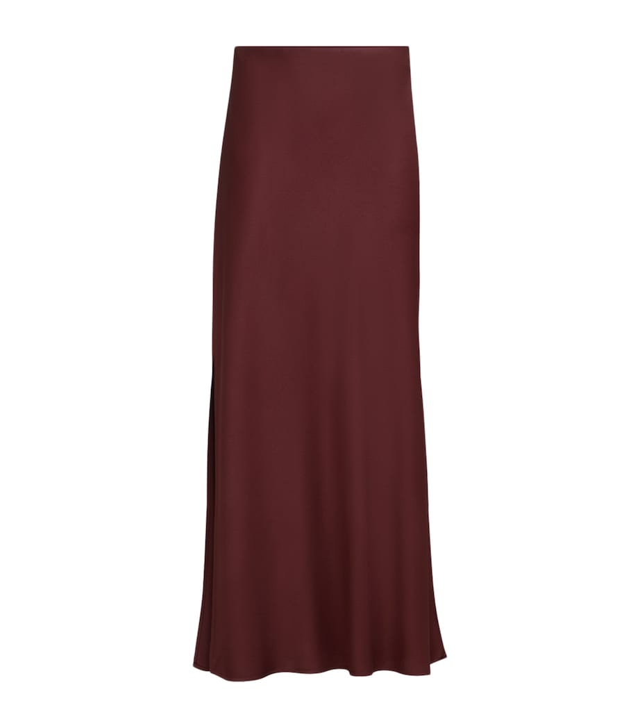 Brunello Cucinelli Womens Satin Maxi Skirt Image 1