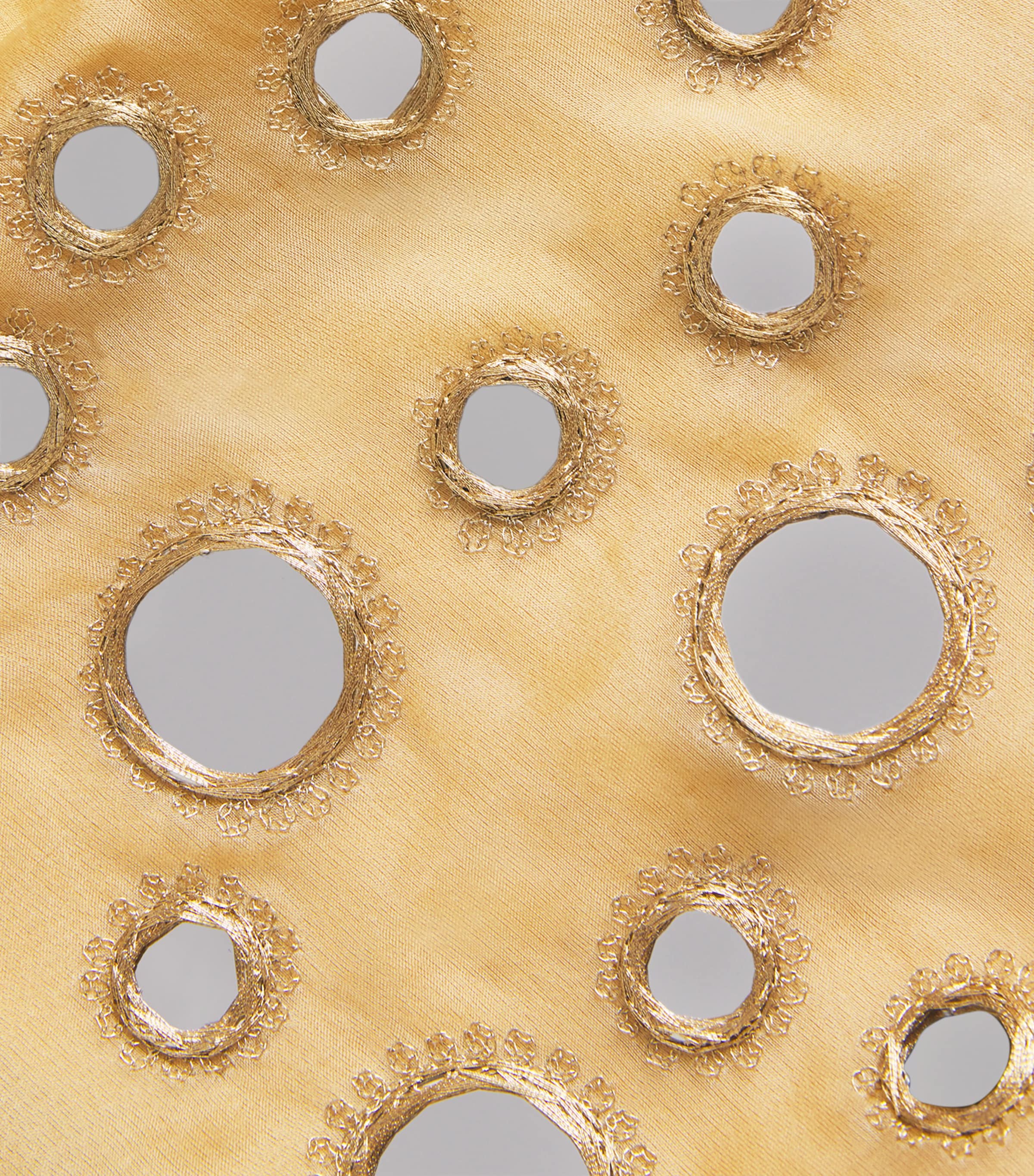 Silk Mirror-Embellished Midi Skirt 704 SOFT WHEAT Image 5