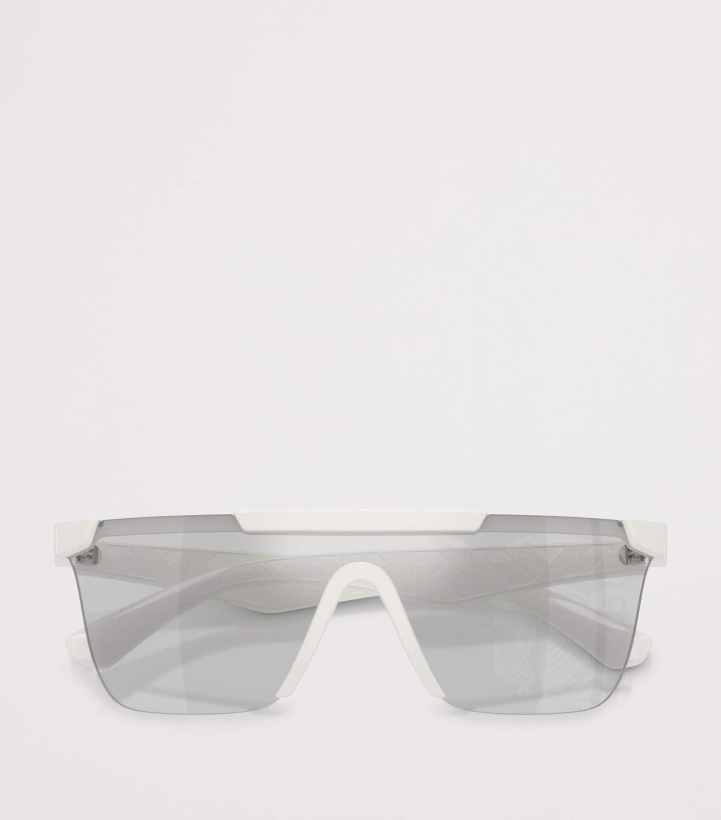 Burberry Injected BE4480D Rectangle Sunglasses White Image 5