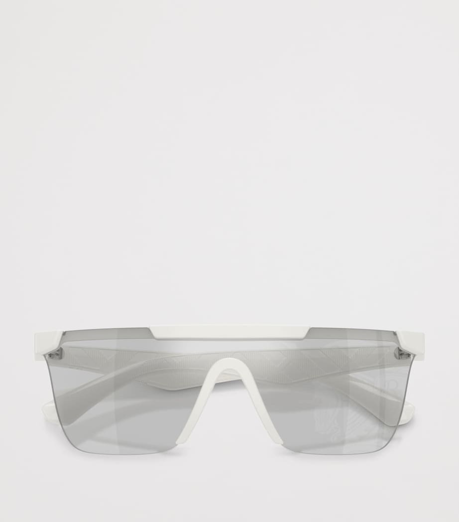 Burberry Injected BE4480D Rectangle Sunglasses White Image 5