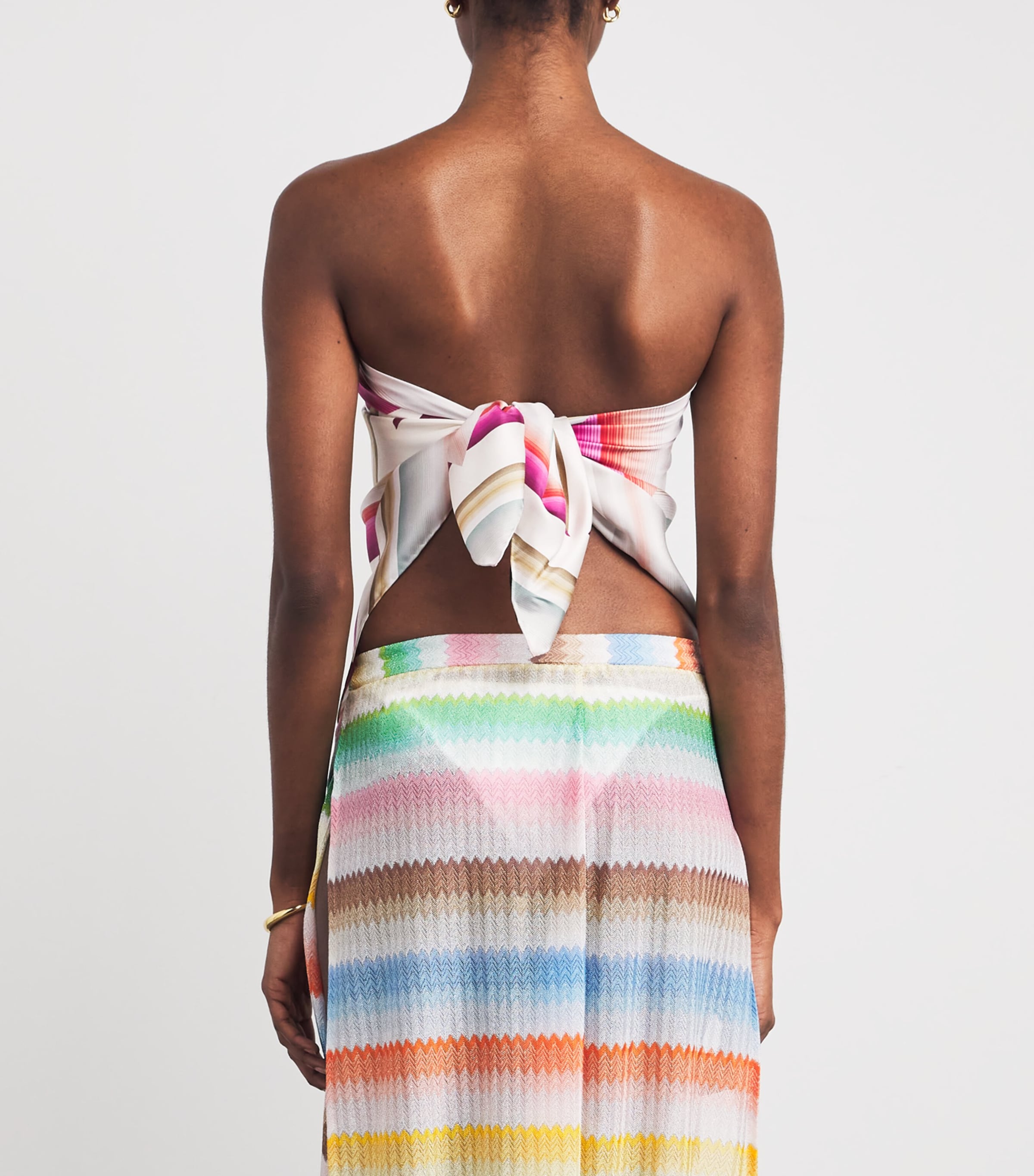 Silk Bandeau Top 0002 Image 4