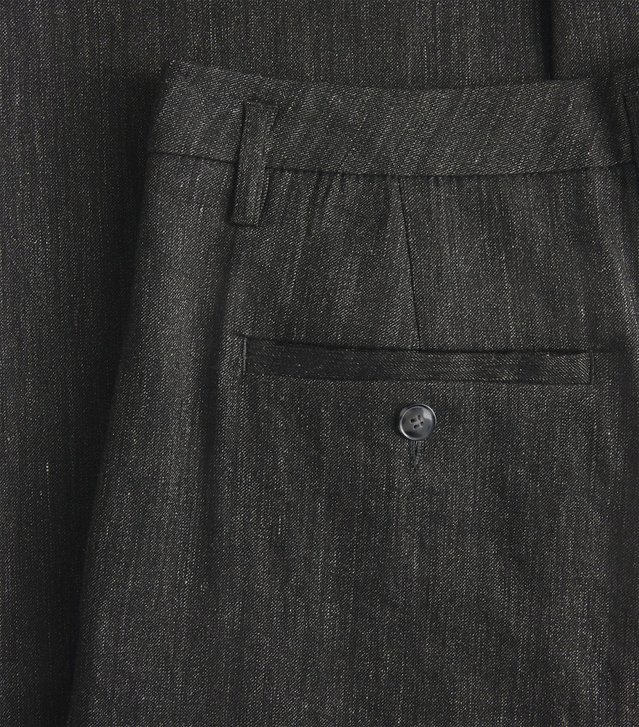 Herskind Womens Bowie Relaxed Trousers Dark Grey Image 6
