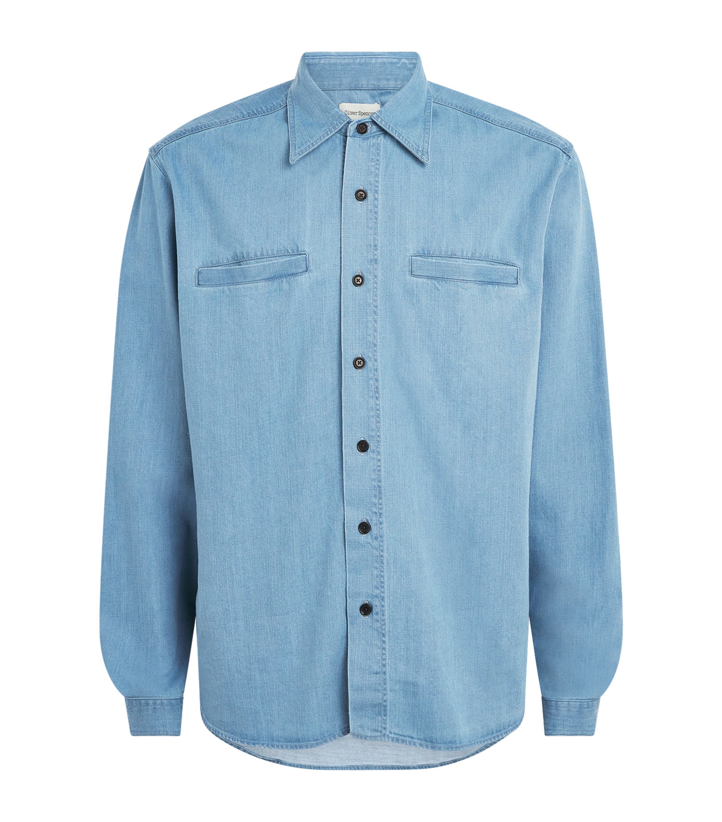 Oliver Spencer Denim Corby Shirt In Blue