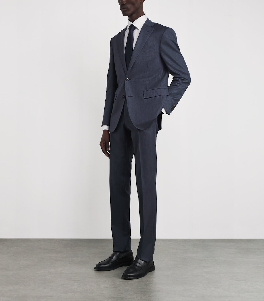 Signature Twill Floral-Trim Shirt WHITE FLORAL Image 2