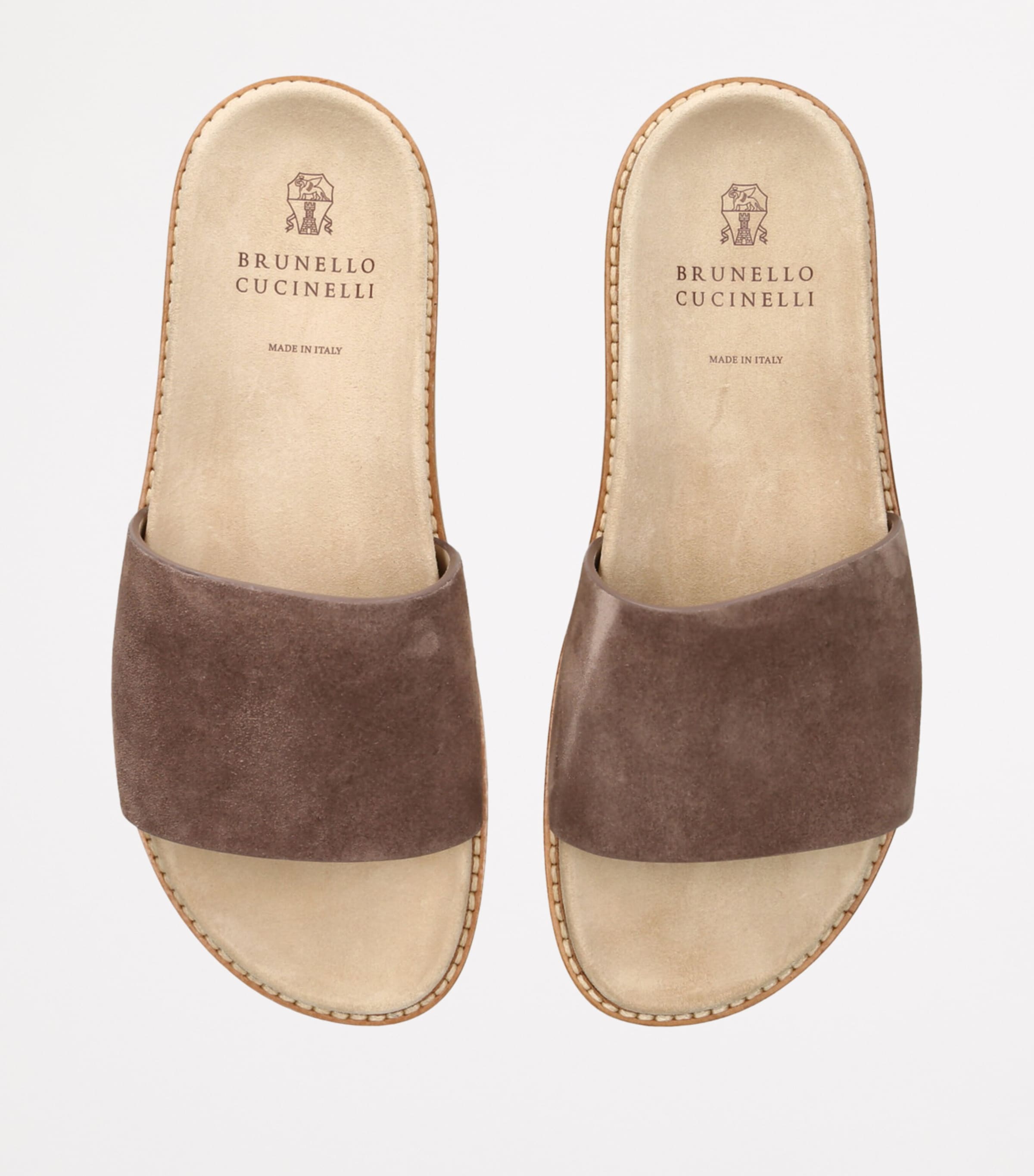 Suede Slides GREY/DARK Image 3