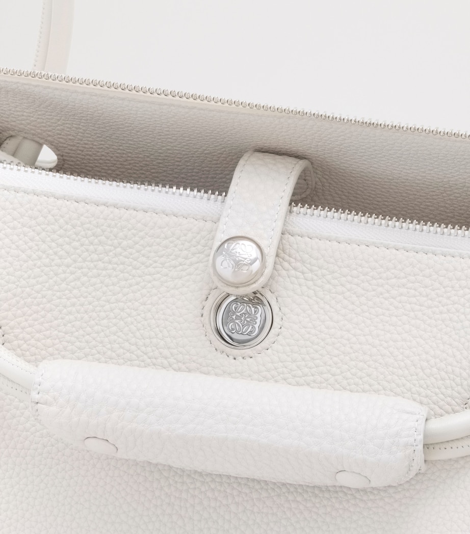Medium Calfskin Madrid Shoulder Bag SOFT WHITE Image 11