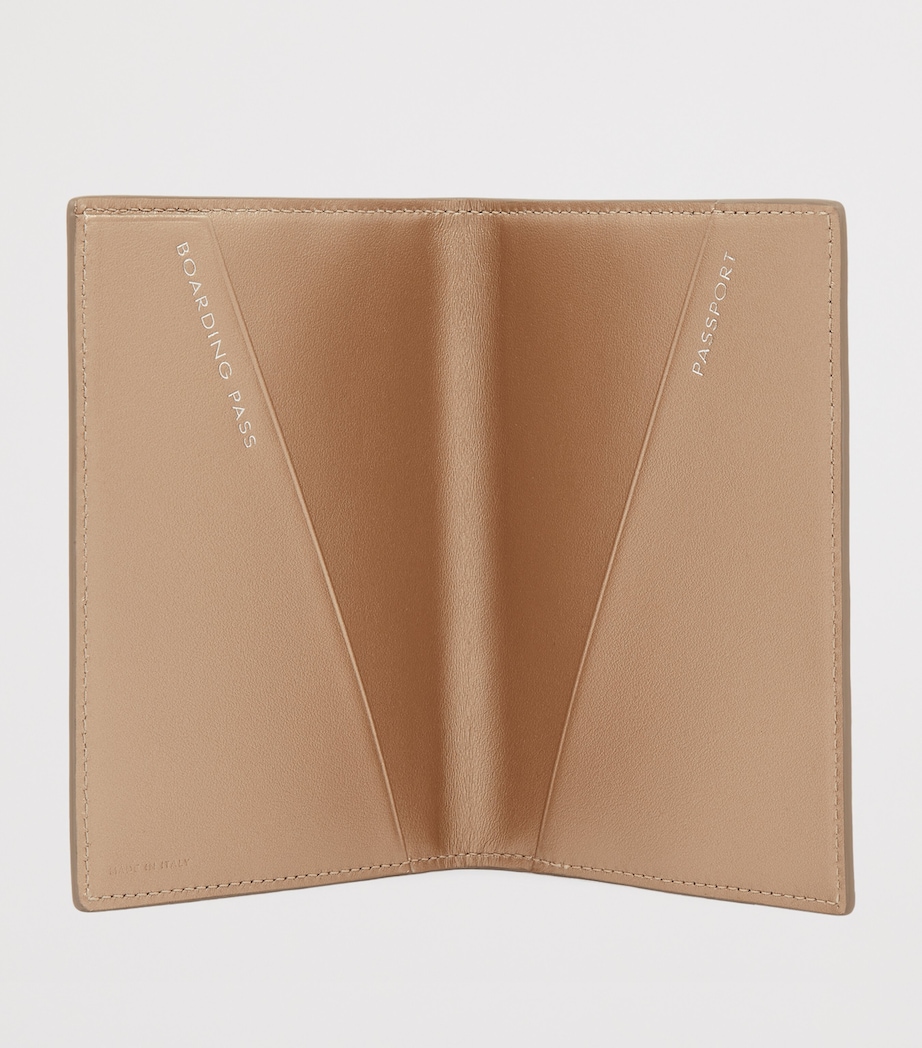 Panama Leather Passport Cover BRONZE Image 2