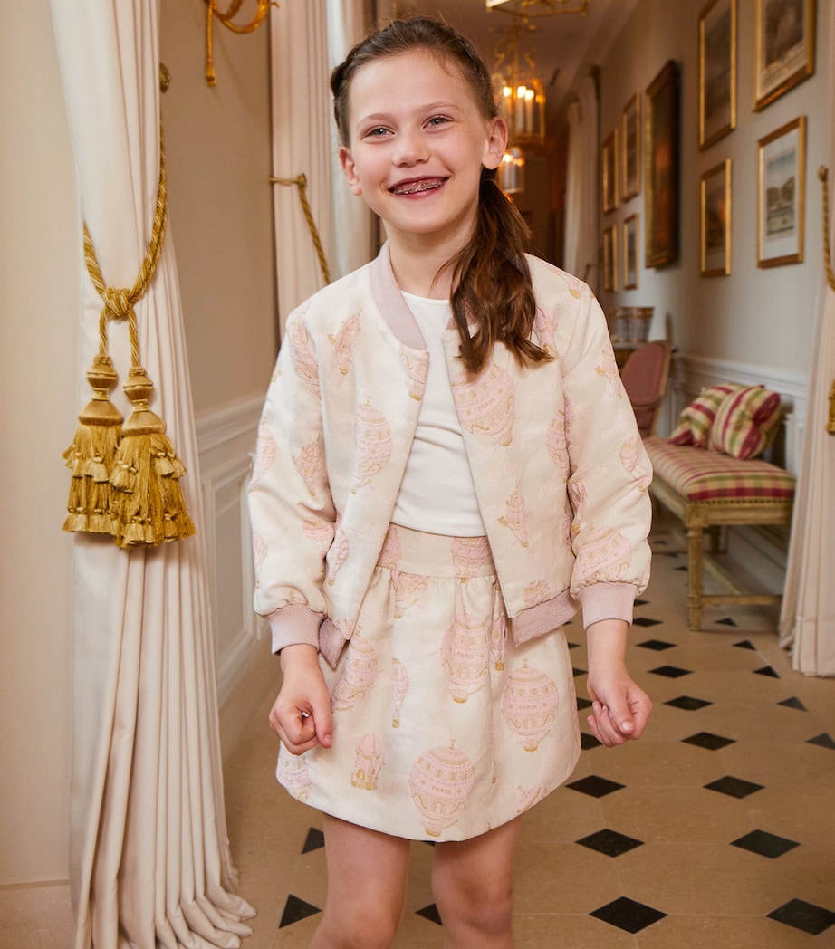Hot Air Balloon-Jacquard Adele Skirt (2-10 Years) HAB JACQUARD PINK Image 6