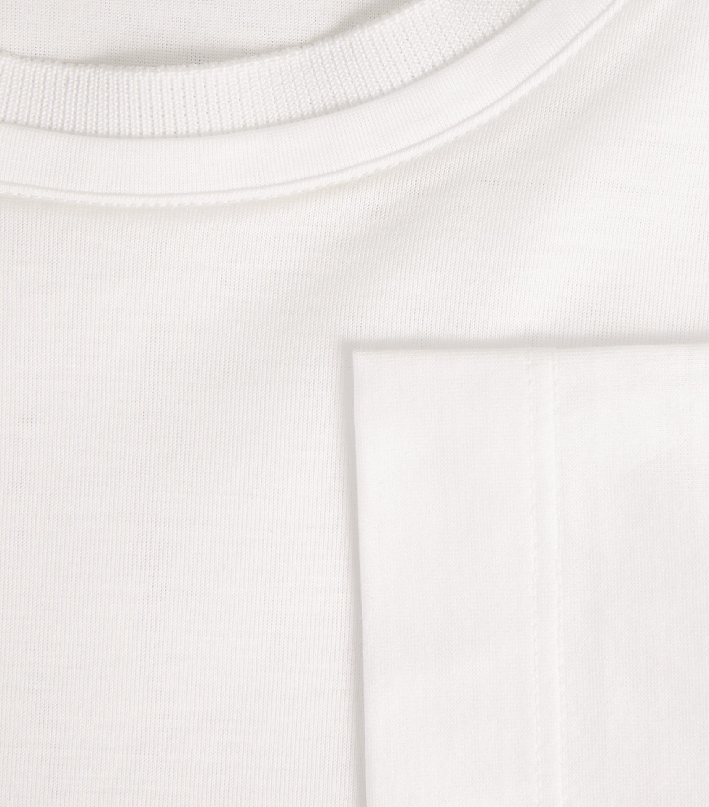 Cotton Double-Neck T-Shirt 1 Image 5