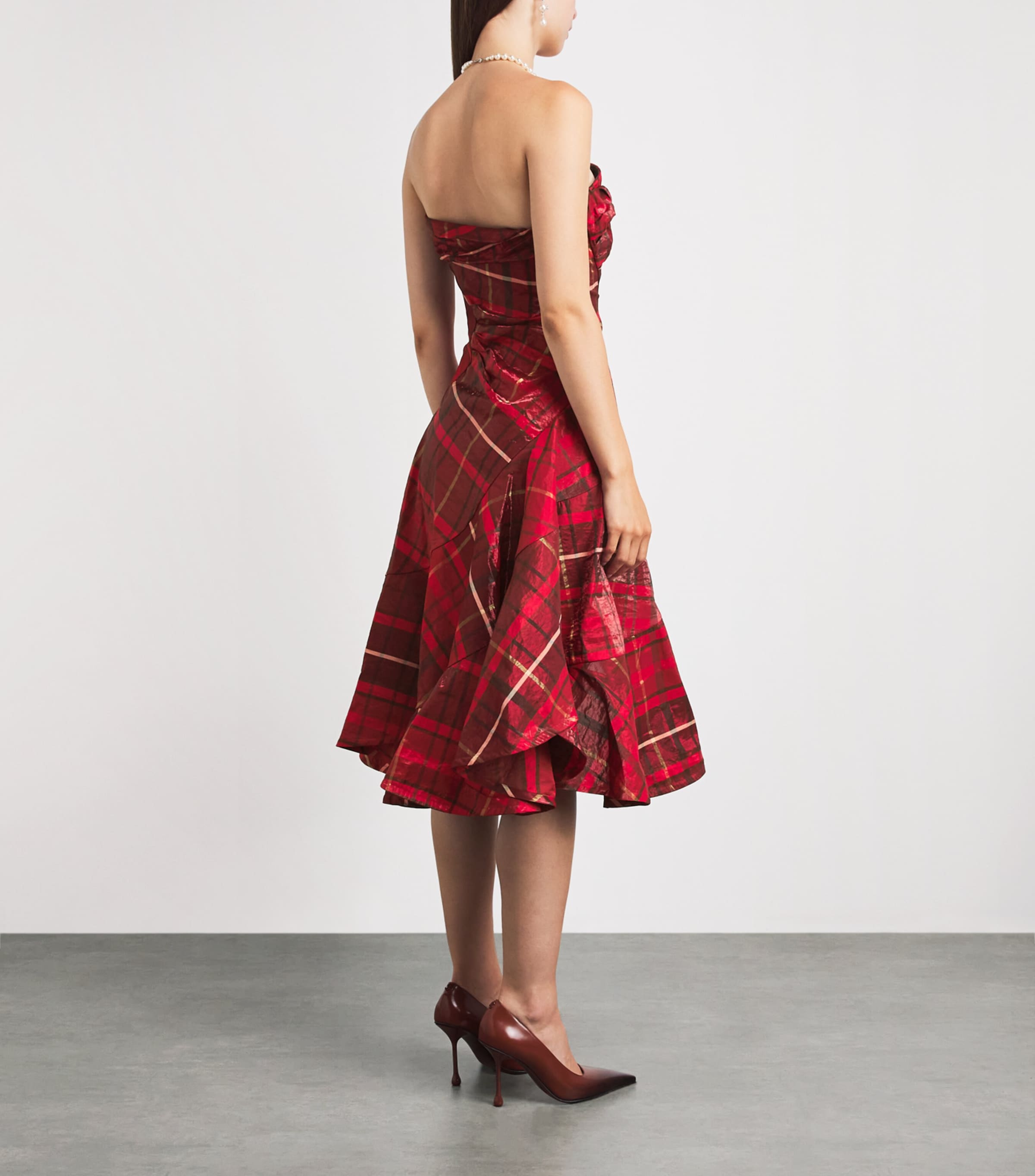 vivienne westwood burgundy dress Vivienne Westwood Burgundy Dress