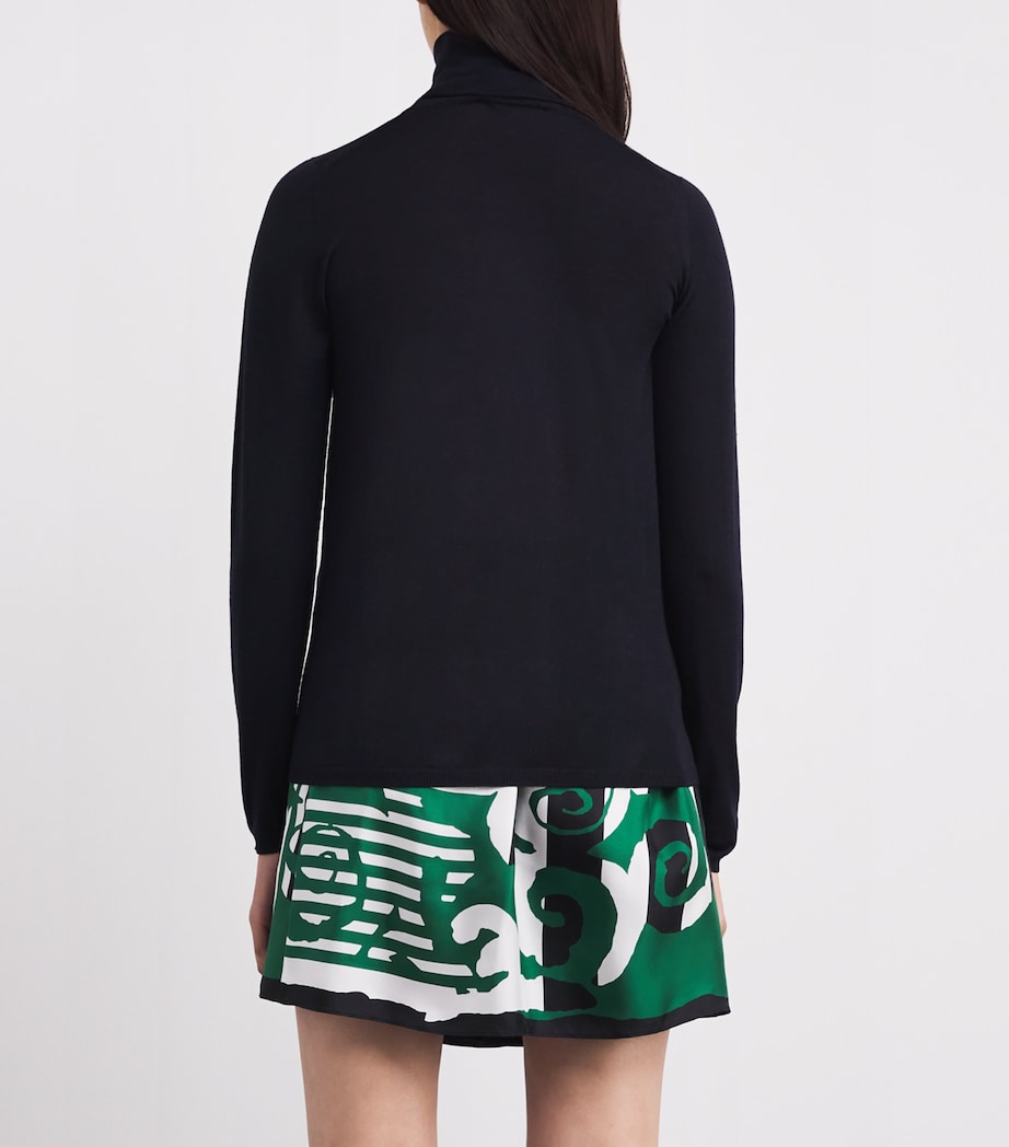 Virgin Wool Roll-Neck Sweater ULTRAMARINE Image 4