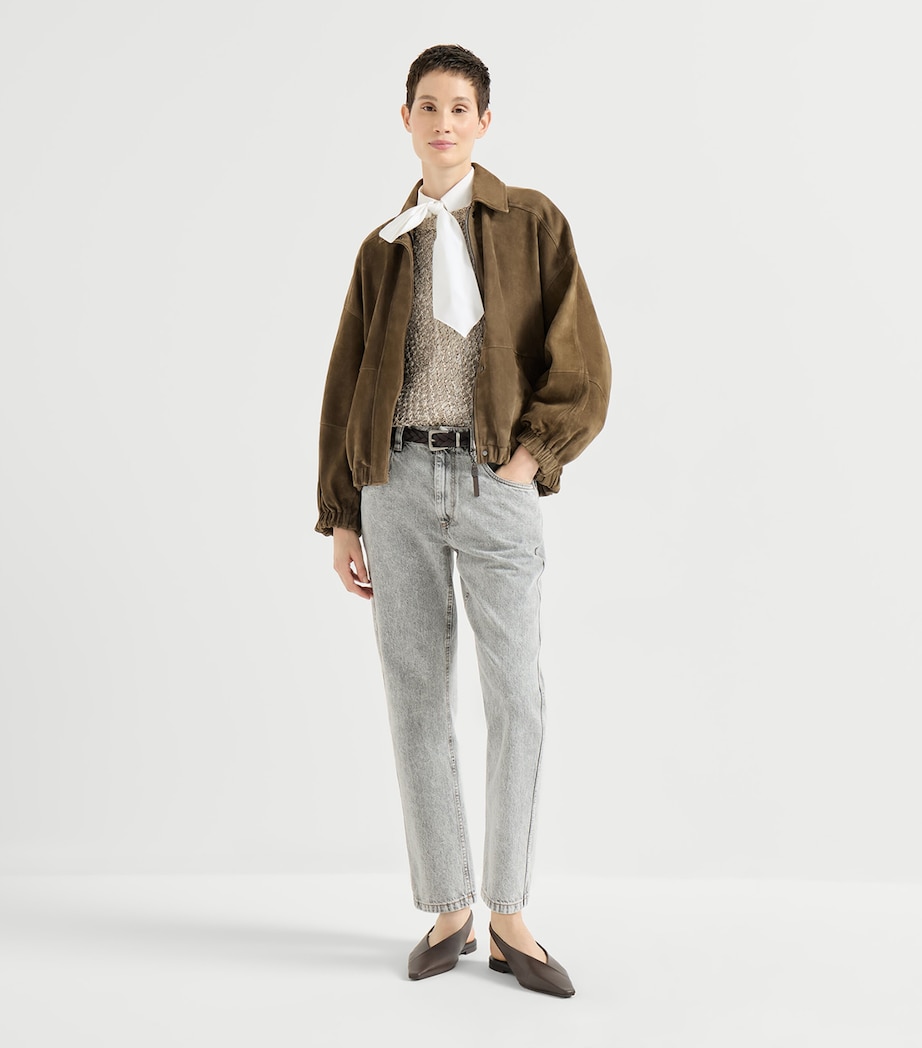 Brunello Cucinelli Womens Authentic Straight Jeans Image 2