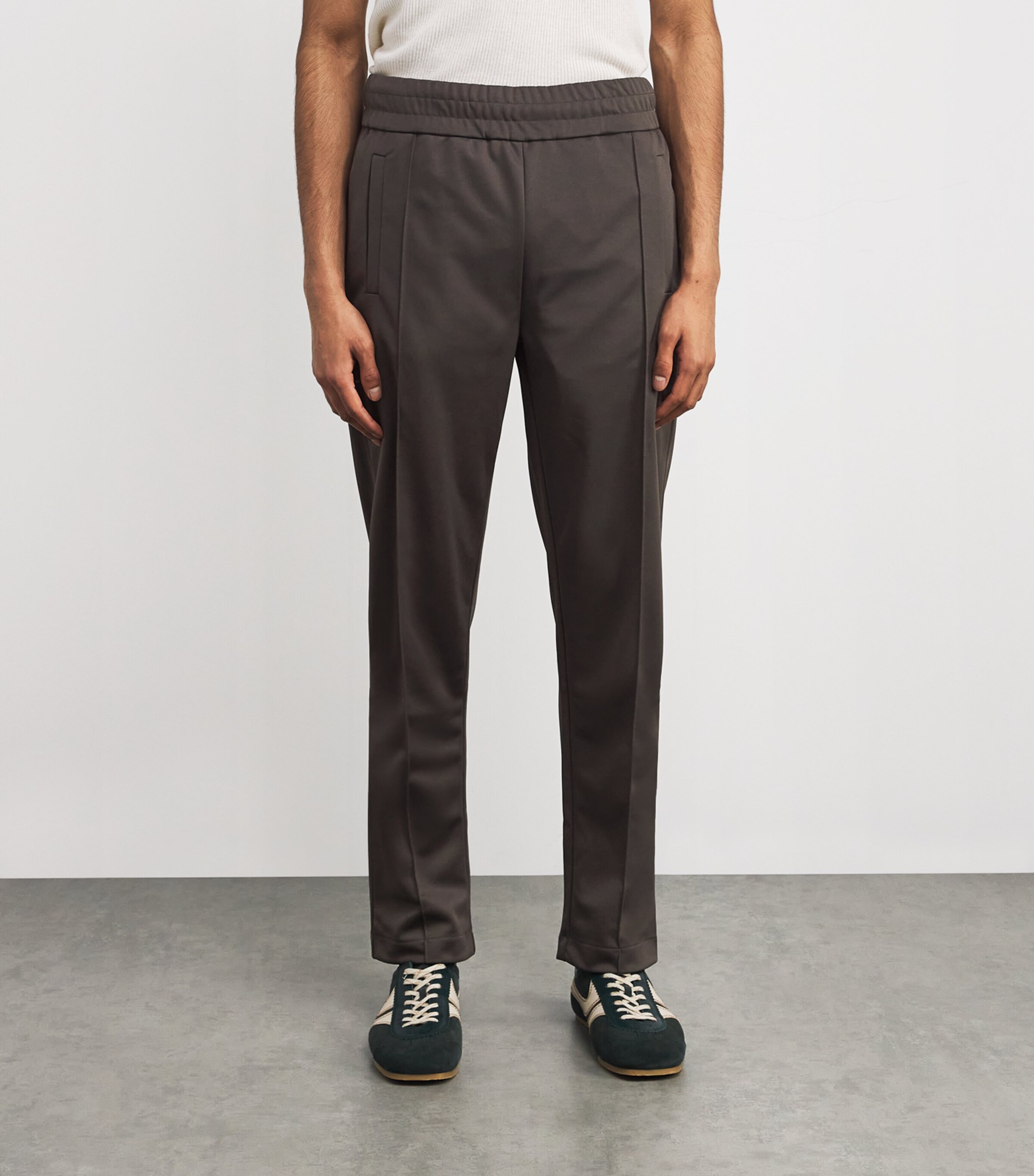 Palm Angels Mens Logo Track Trousers Vintage Black Image 3