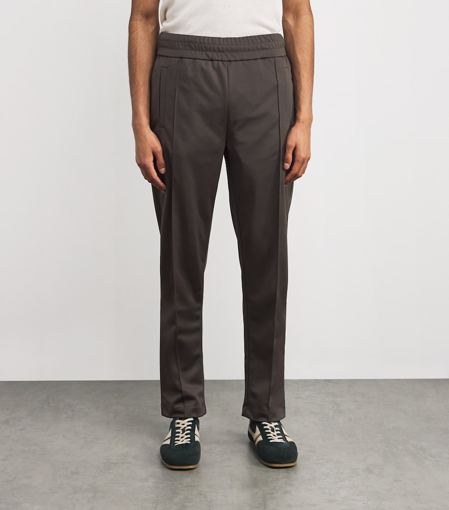 Palm Angels Mens Logo Track Trousers Vintage Black Image 3