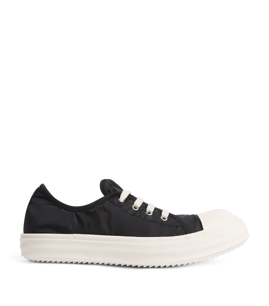 Rick Owens Tower Low Sneakers Blk/mlk/mlk Image 1