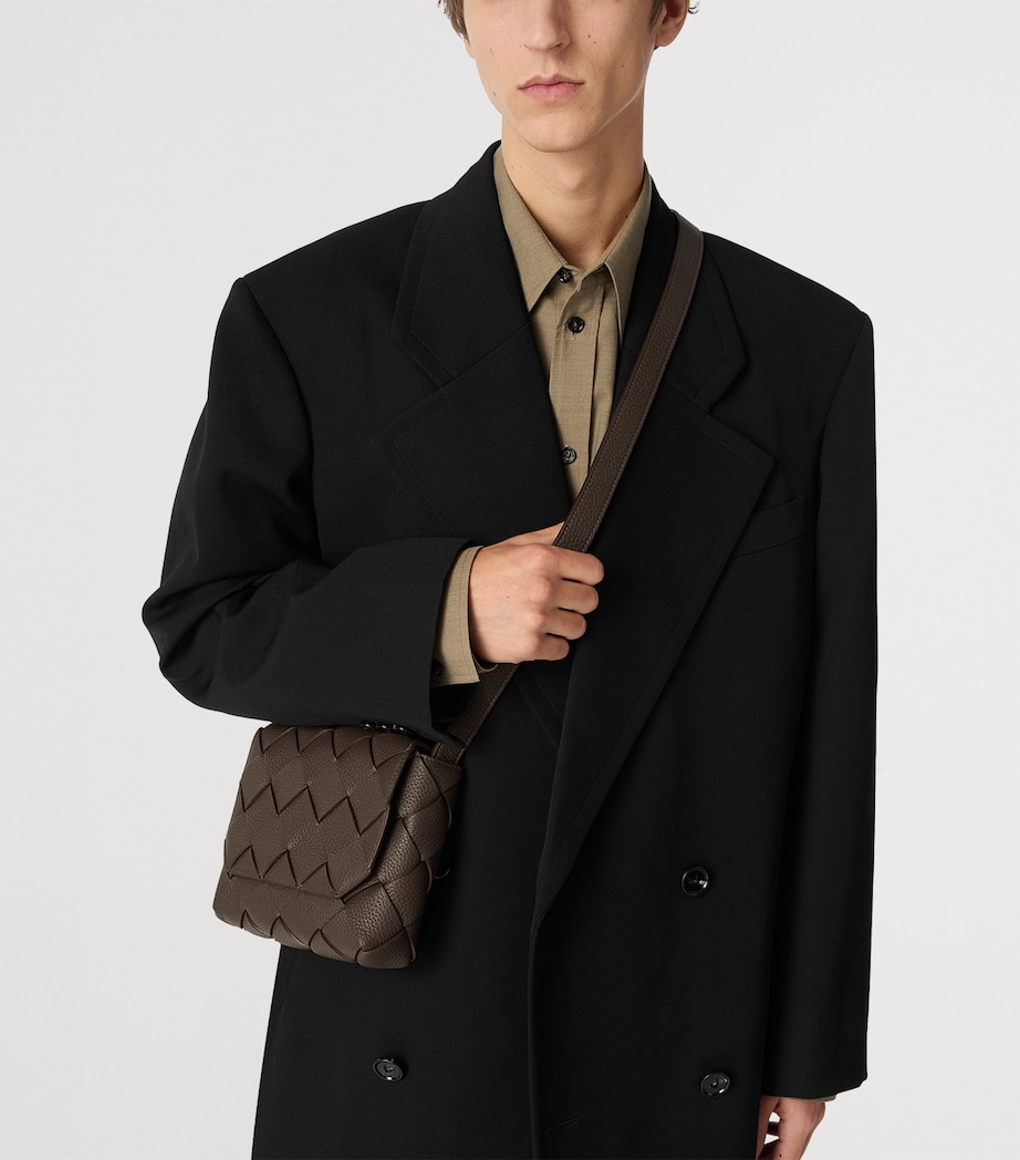 Leather Intrecciato Diago Cross-Body Bag 2116 Image 2