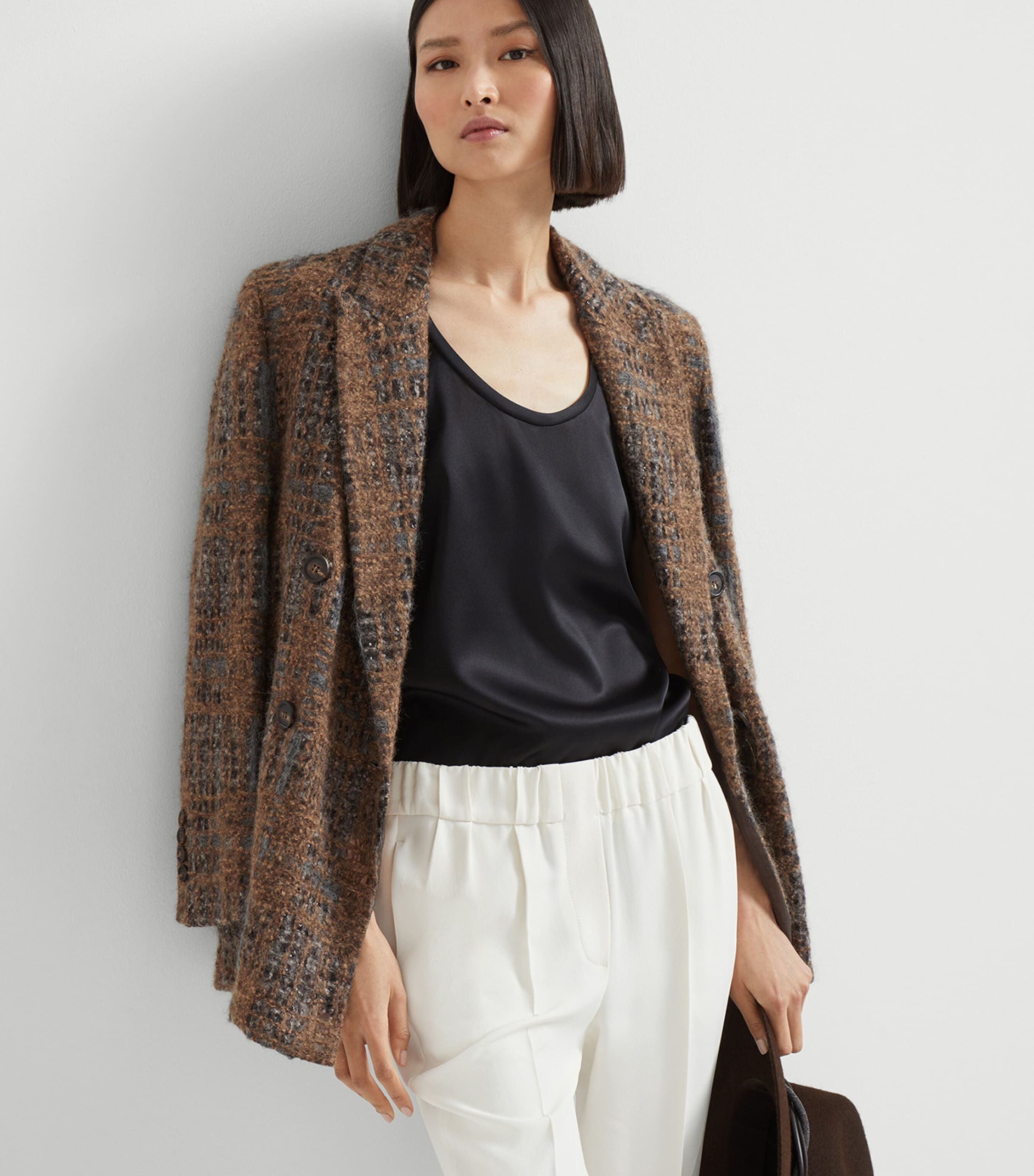 Stretch-Silk Satin Reversible Tank Top C101 Image 5