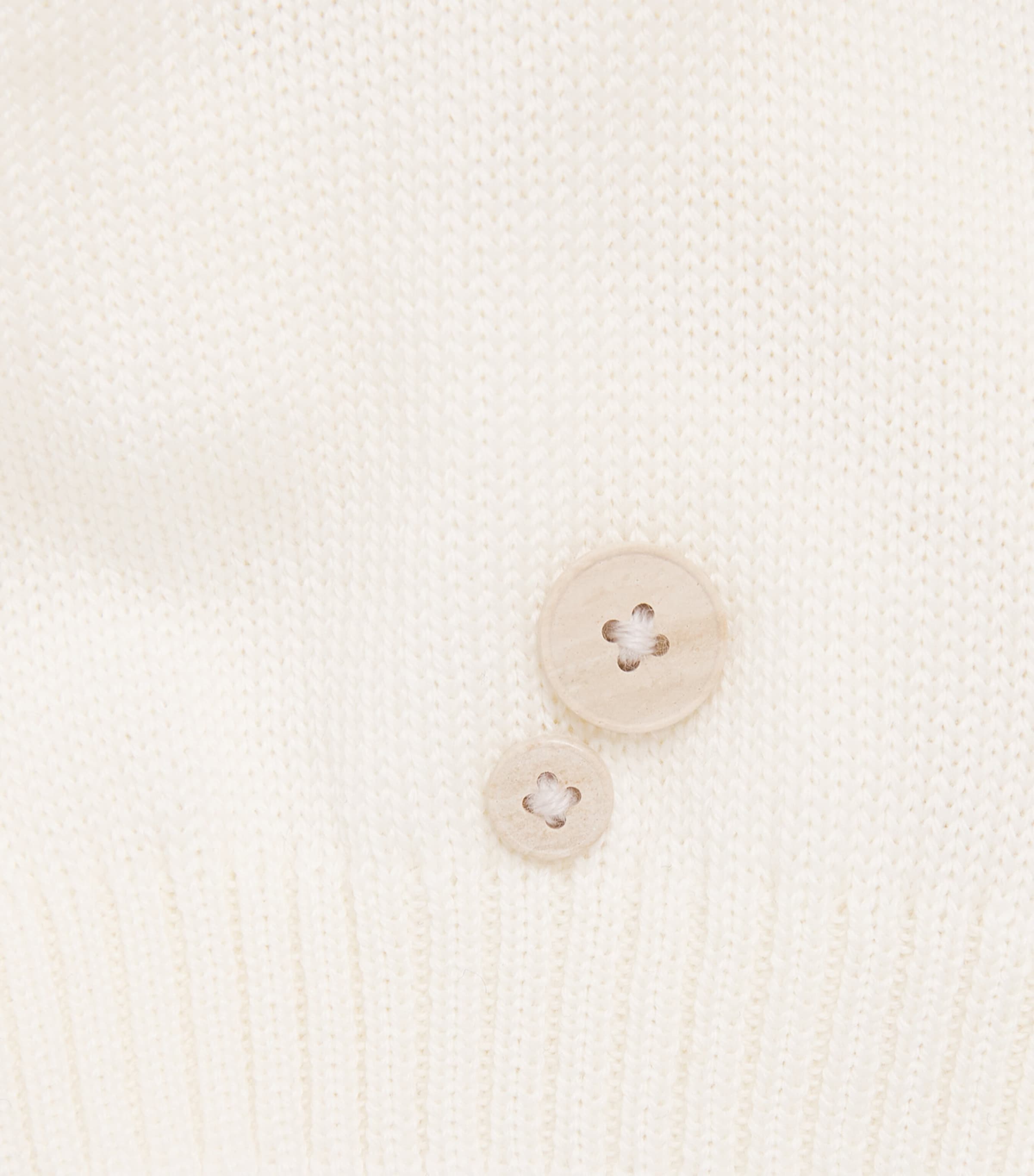 Bimbalo Wool Button-Embellished Hat (1-24 Months) Off White Image 3