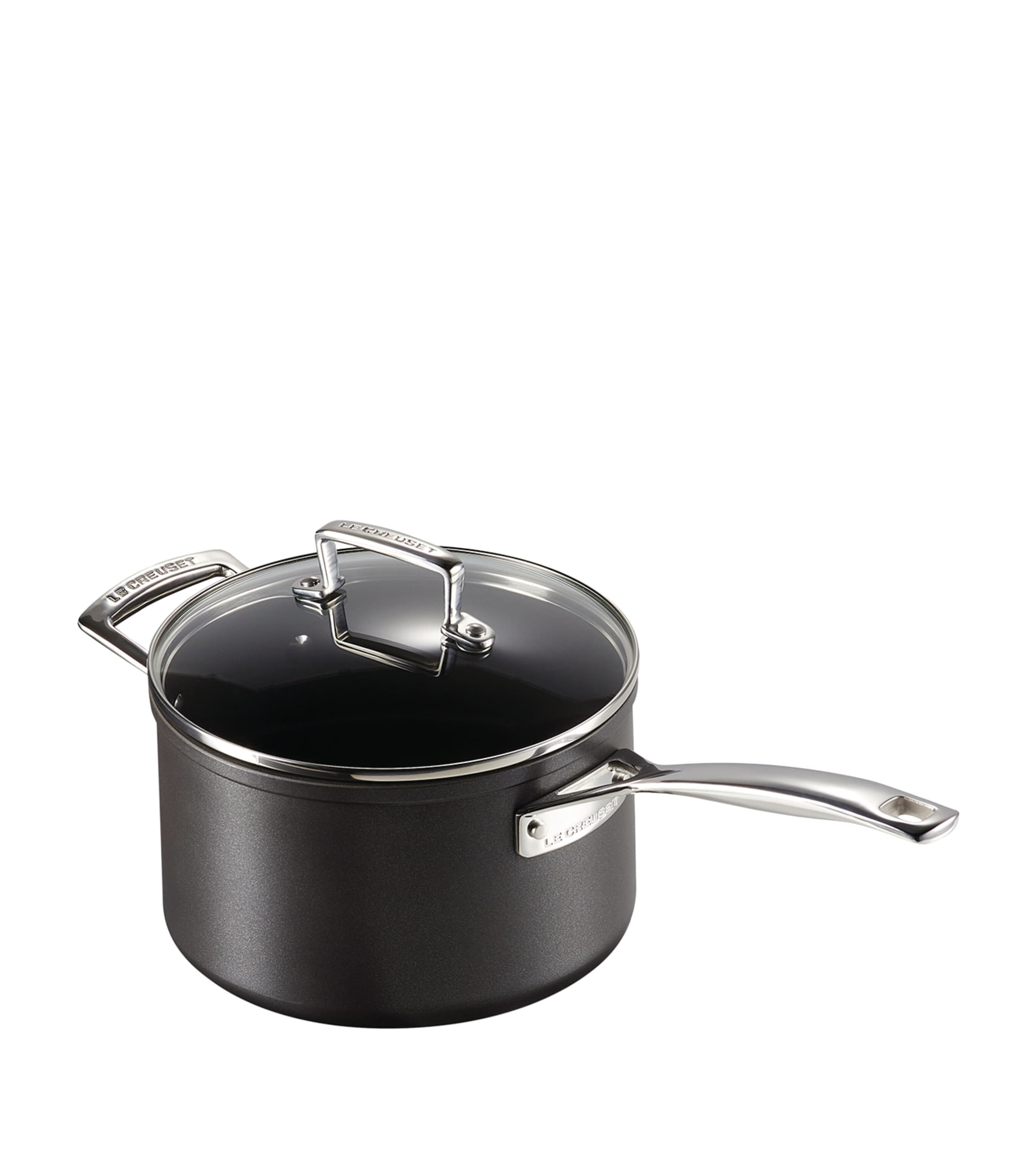 Le Creuset Toughened Non-stick Saucepan In Black