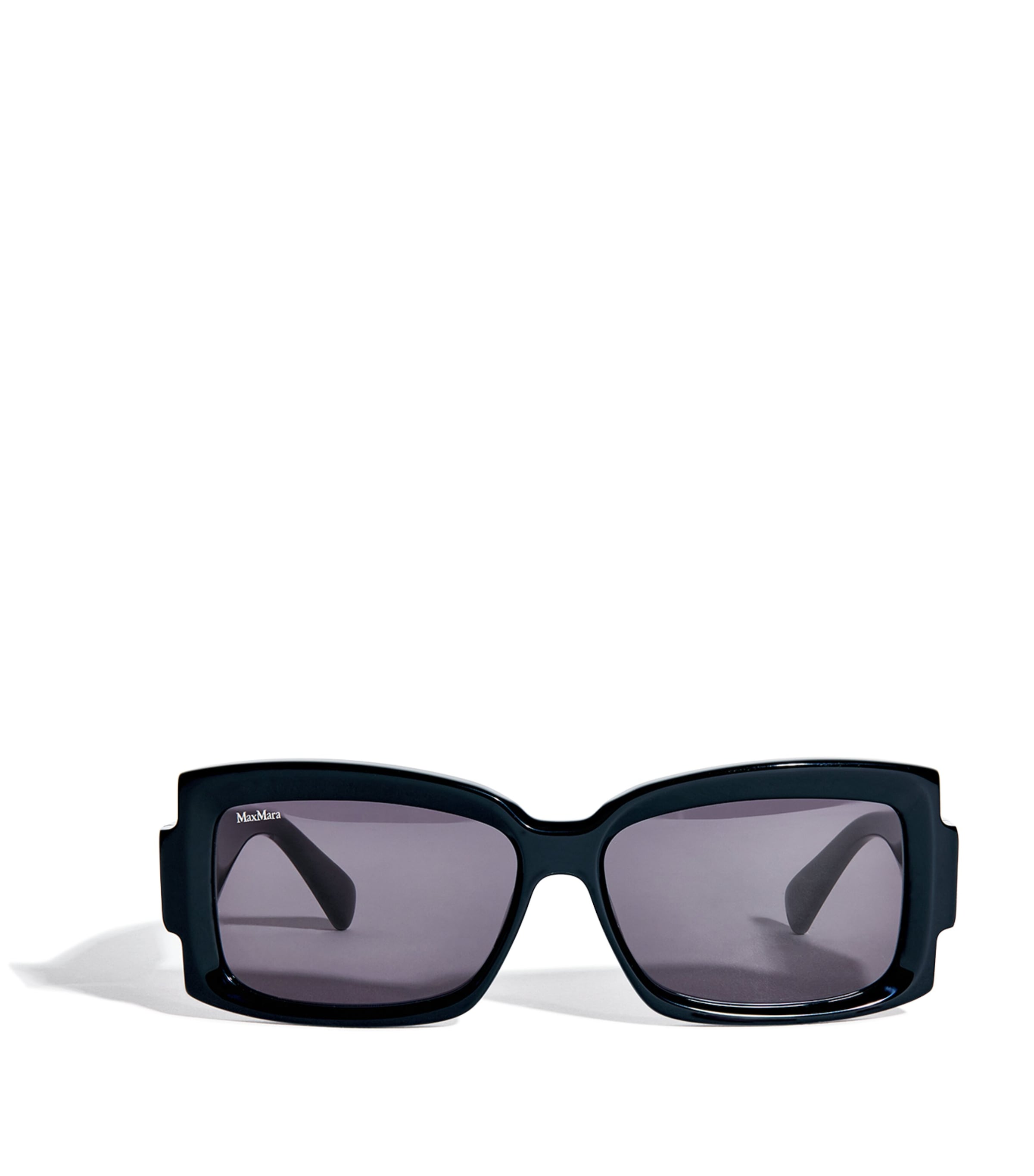 Max Mara Acetate Square-frame Sunglasses In Black