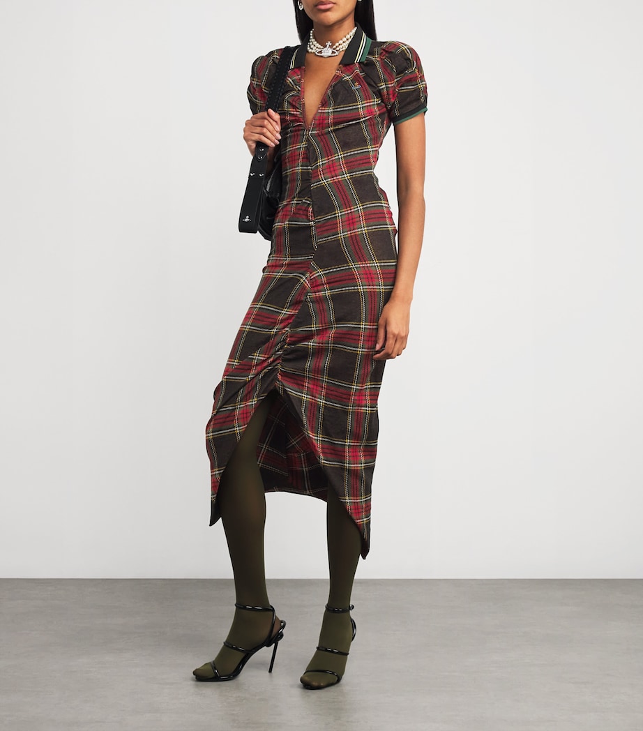 Vivienne Westwood Multi Cotton Tartan Midi Shirt Dress | Harrods UK Vivienne Westwood Multi Cotton Tartan Midi Shirt Dress | Harrods UK