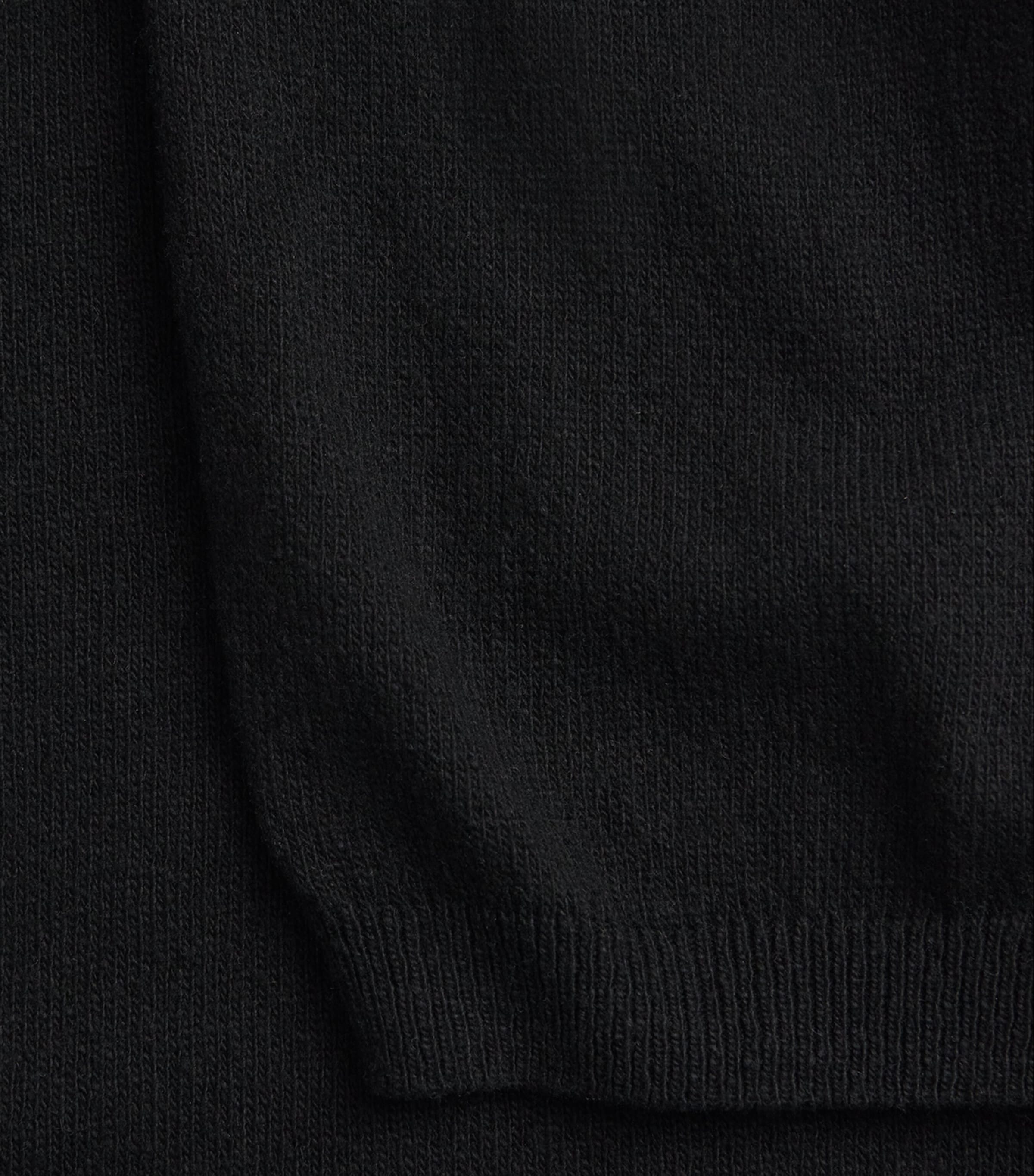 Our Legacy Mens Silk Knitted Hoodie Almost Black Image 6